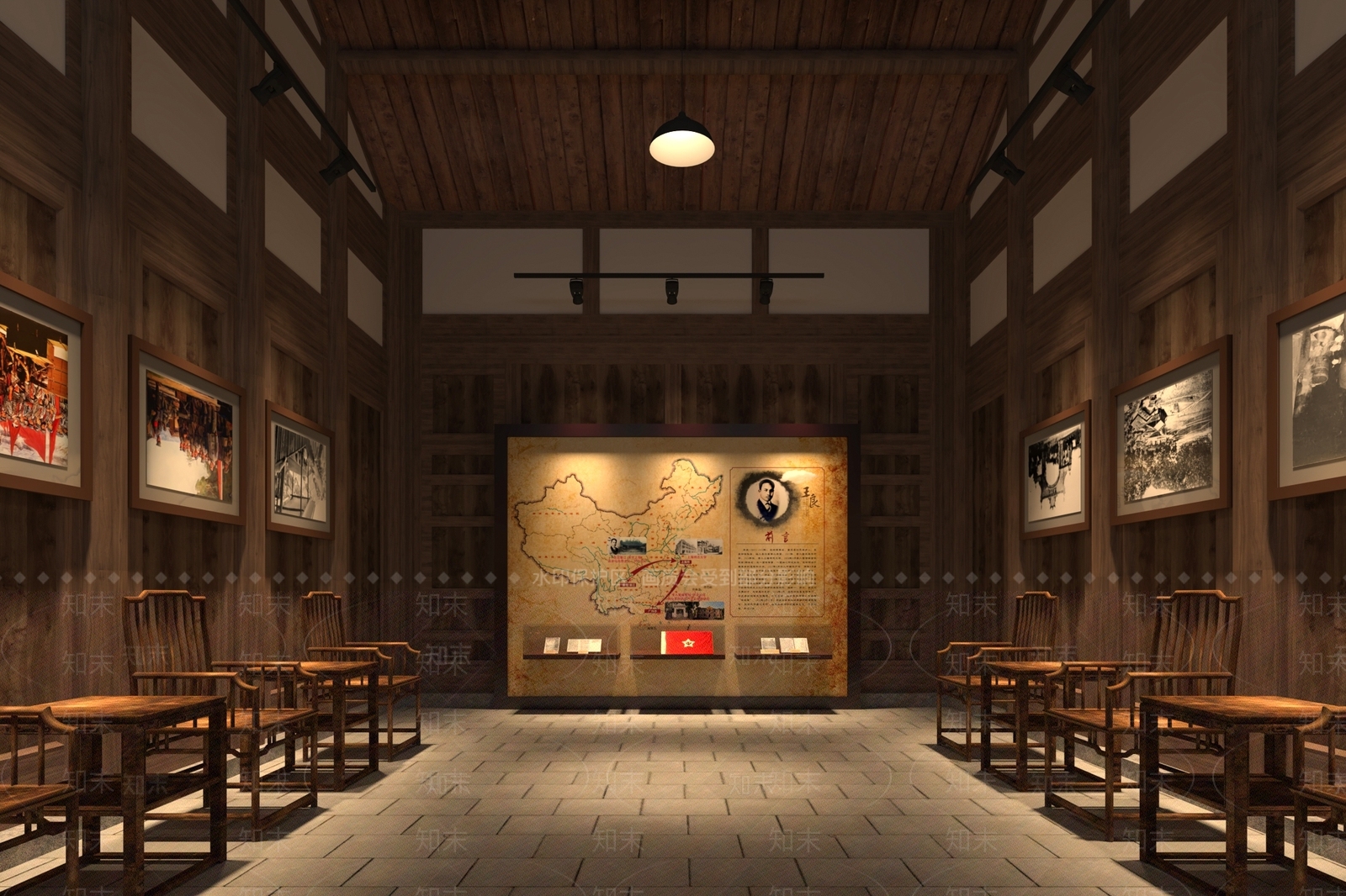 新中式中式其他展厅SU模型下载【ID:1195417660】
