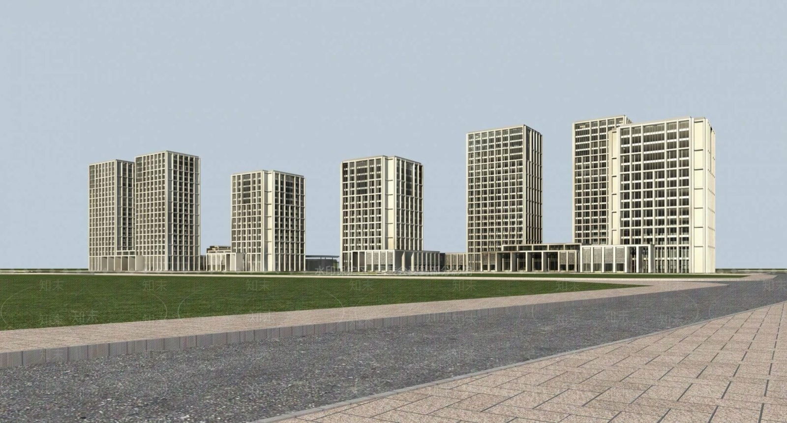 现代其他办公空间3D模型下载【ID:1195425159】