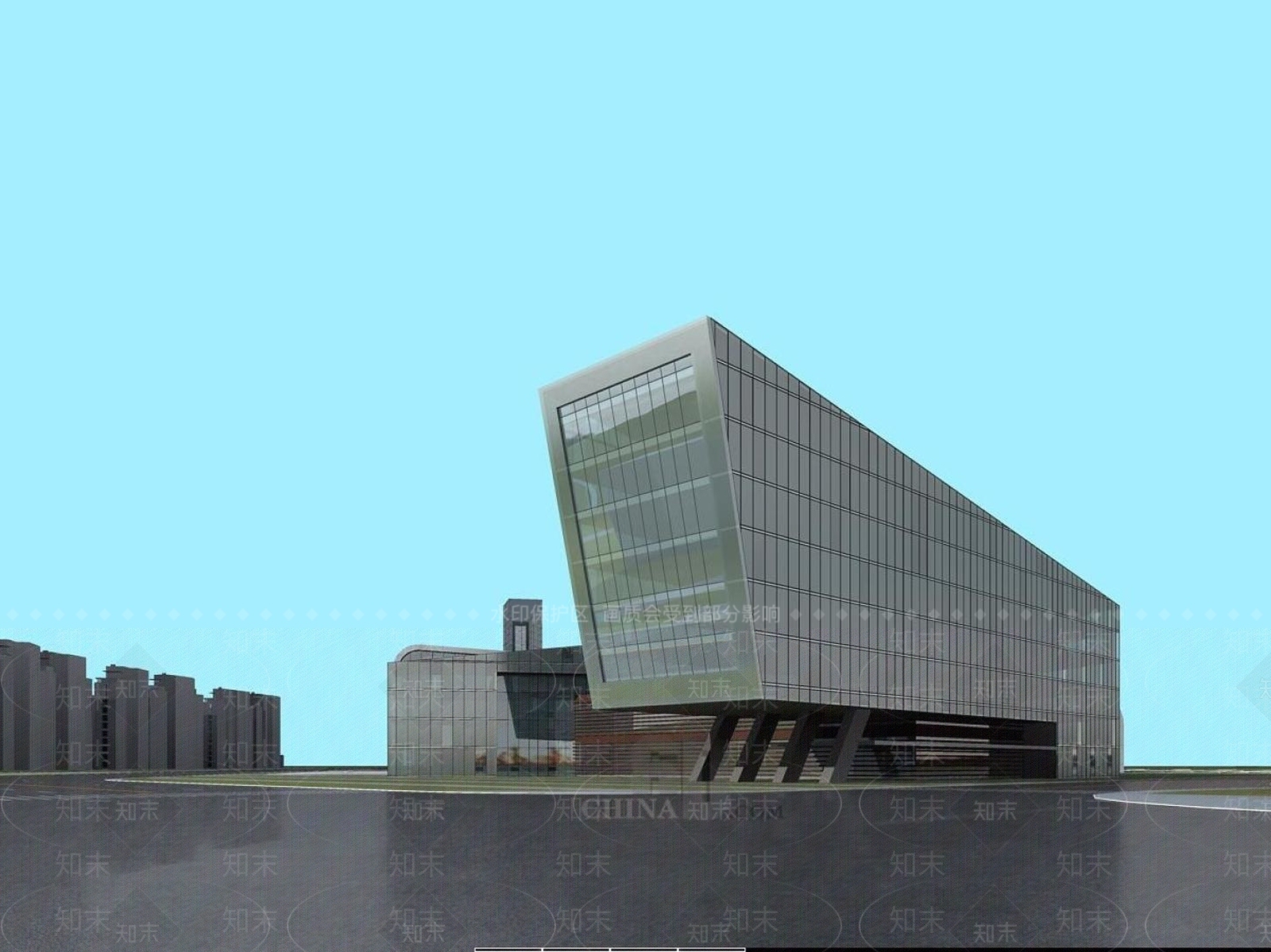 现代厂房3D模型下载【ID:1195433826】