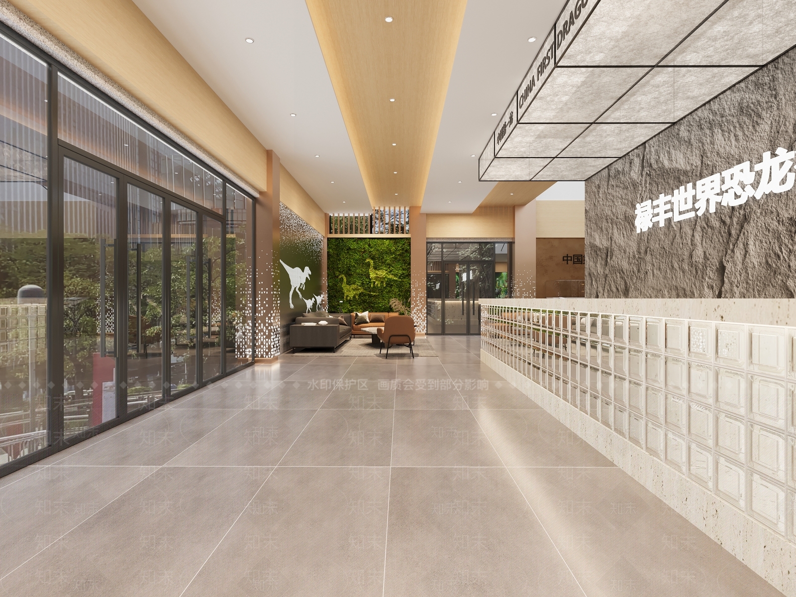 现代大厅3D模型下载【ID:1195434563】