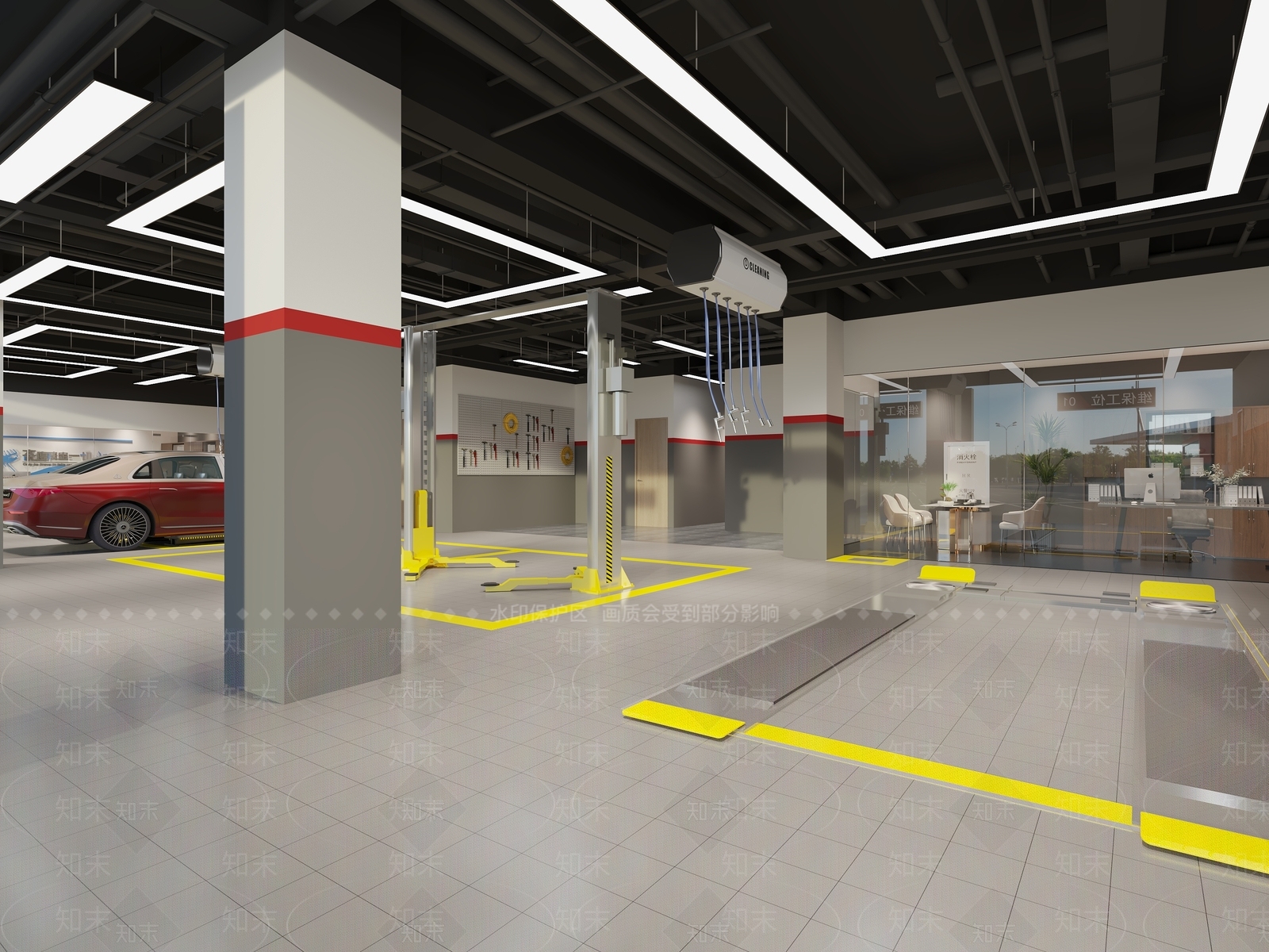 现代其他商业空间3D模型下载【ID:1195435849】