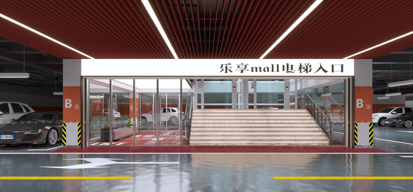 现代其他商业空间3D模型下载【ID:1195438651】