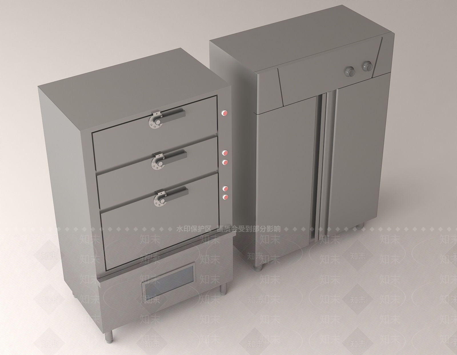 厨房用品组合SU模型下载【ID:1195440867】