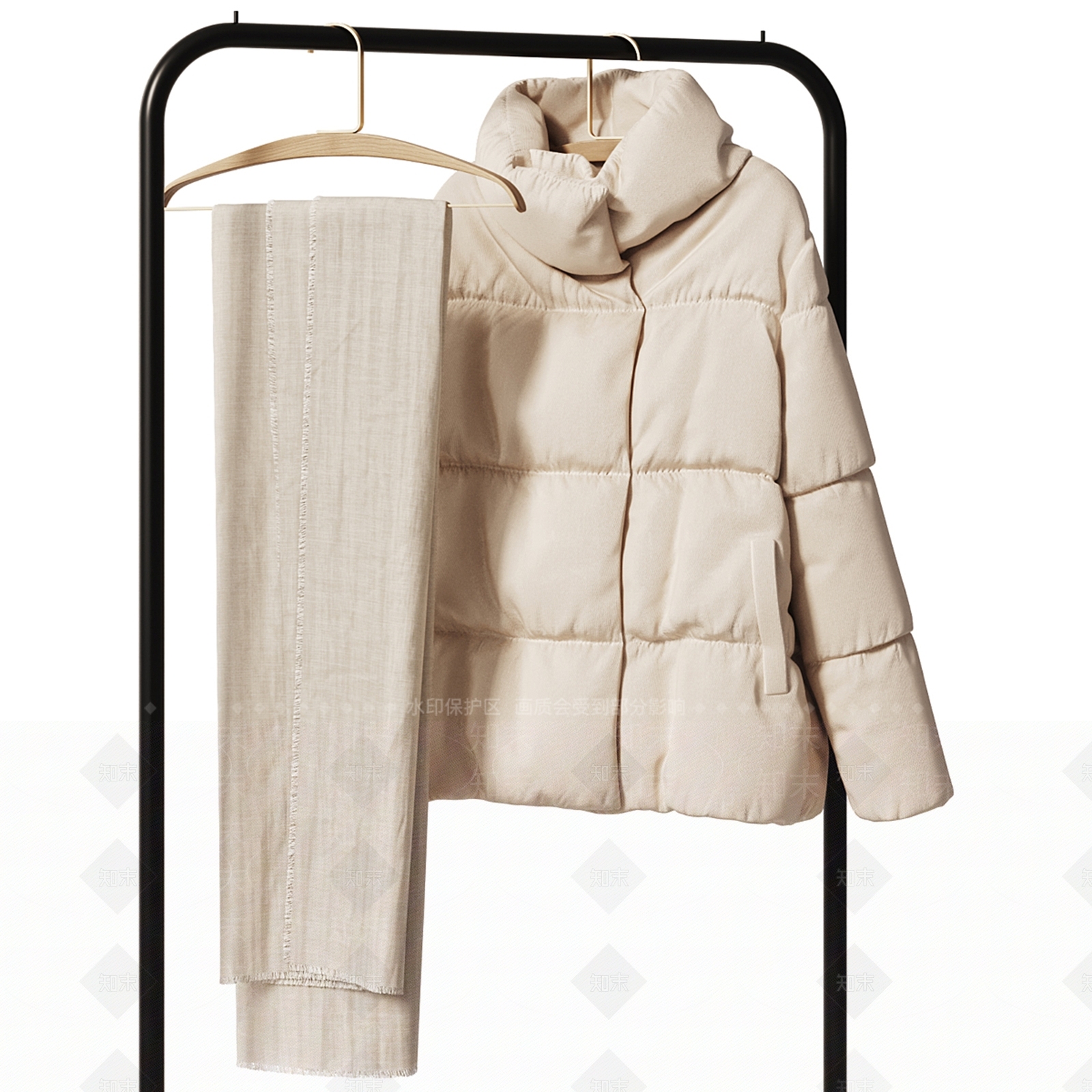 衣服SU模型下载【ID:1195442583】