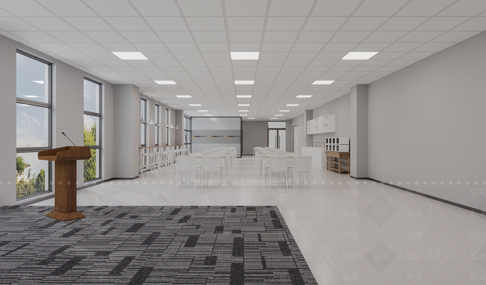 现代其他餐饮空间3D模型下载【ID:1195446244】