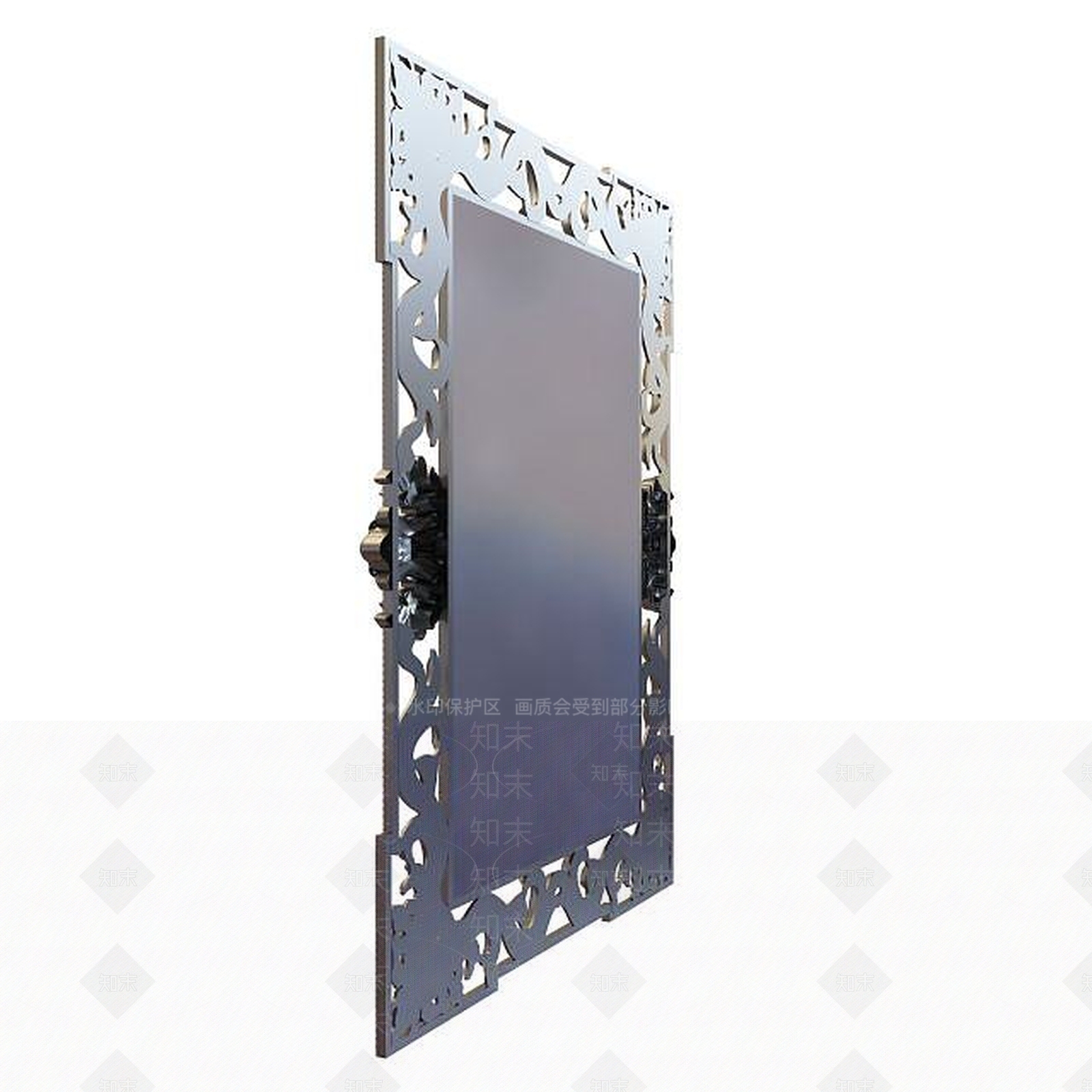 欧式古典欧式镜子3D模型下载【ID:1195449296】