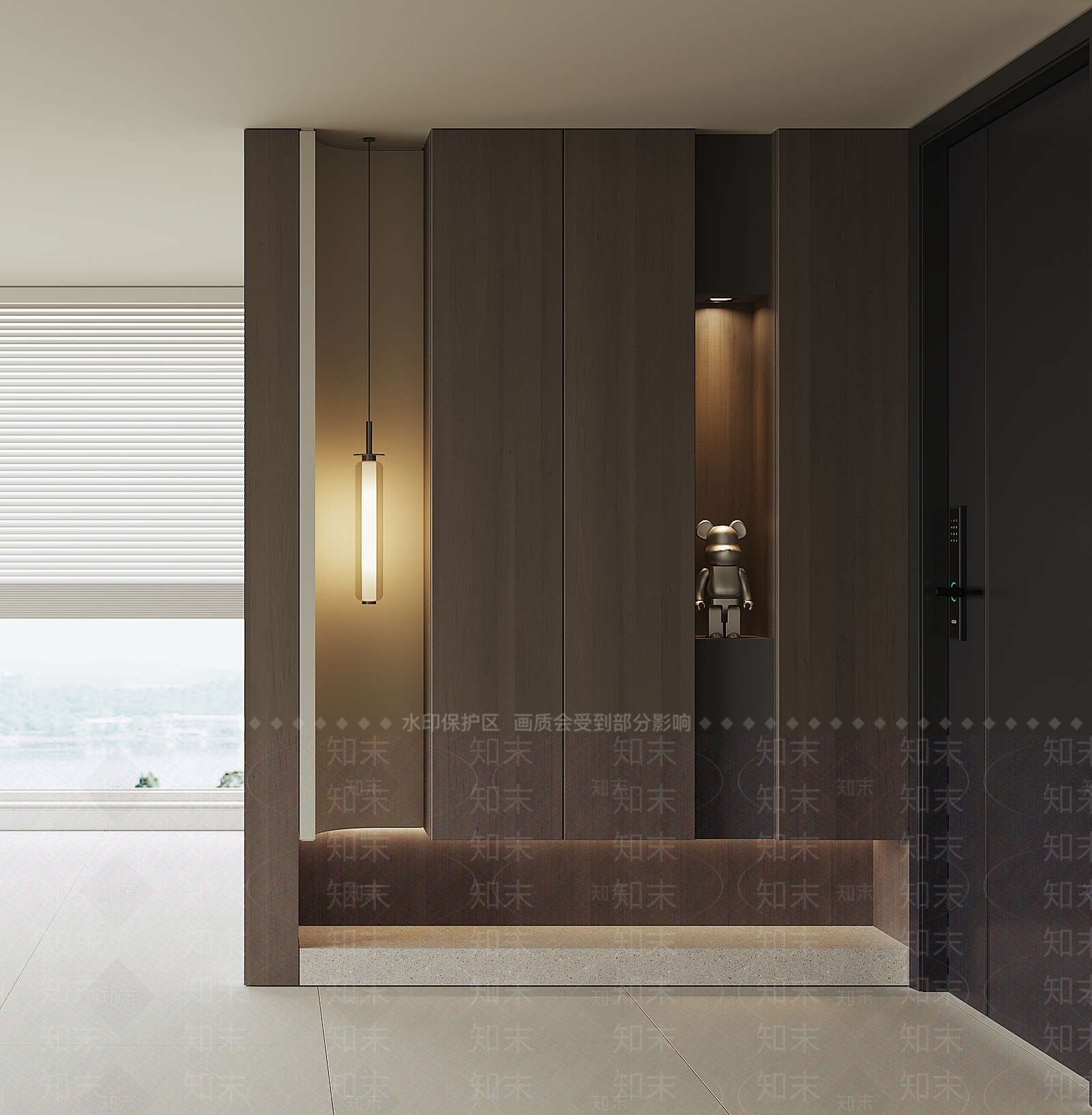 现代鞋柜3D模型下载【ID:1195449739】