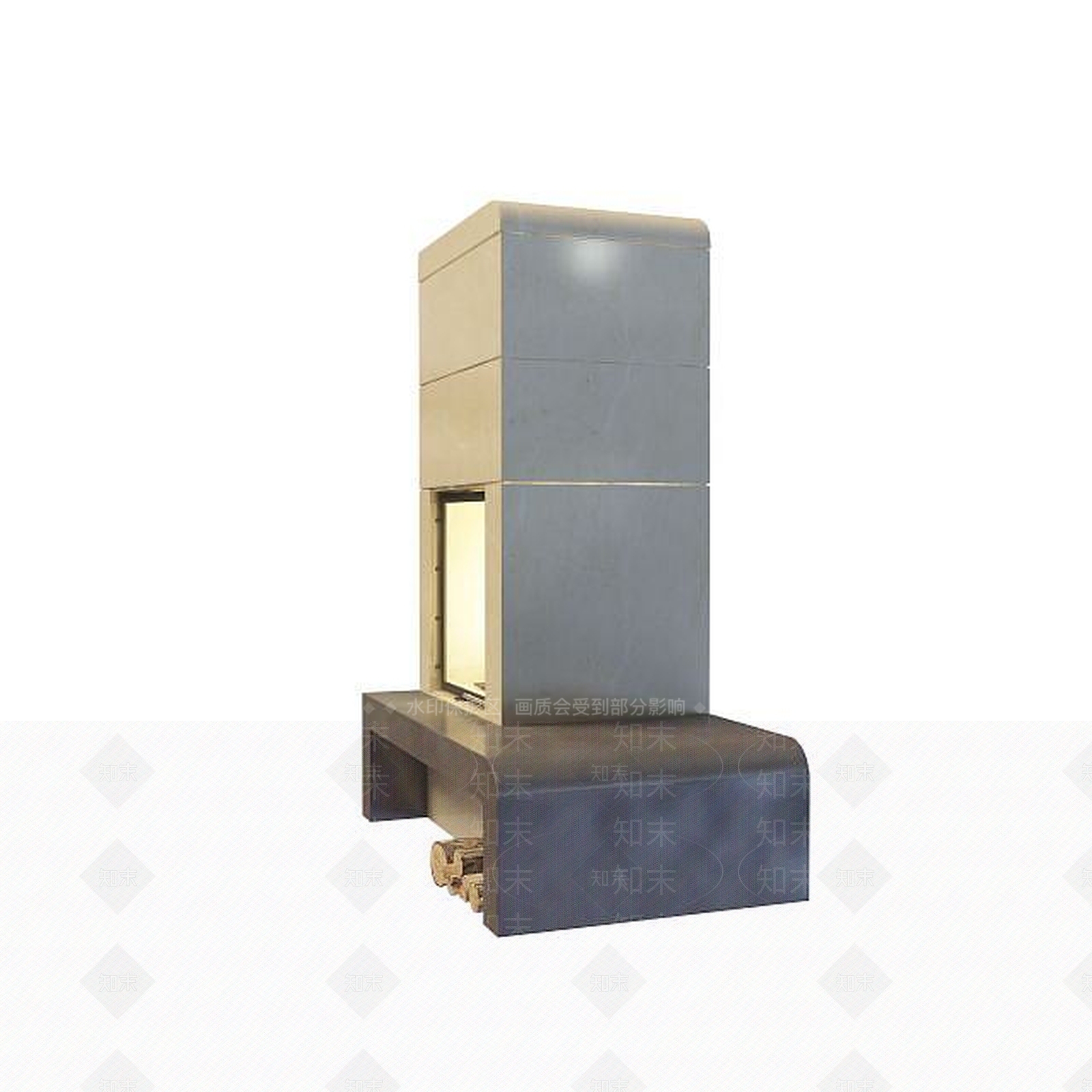 现代壁炉3D模型下载【ID:1195451101】