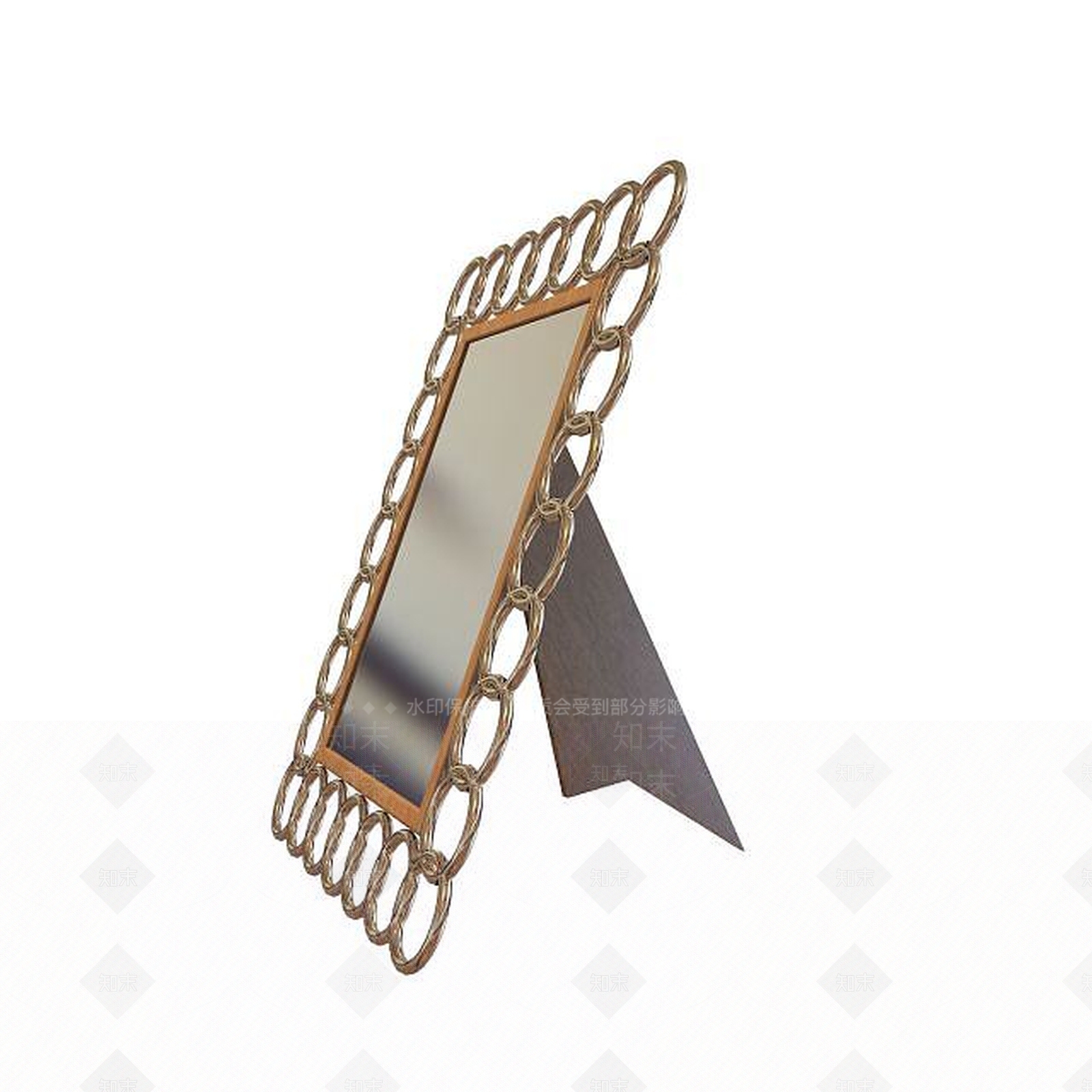 现代古典欧式镜子3D模型下载【ID:1195451727】