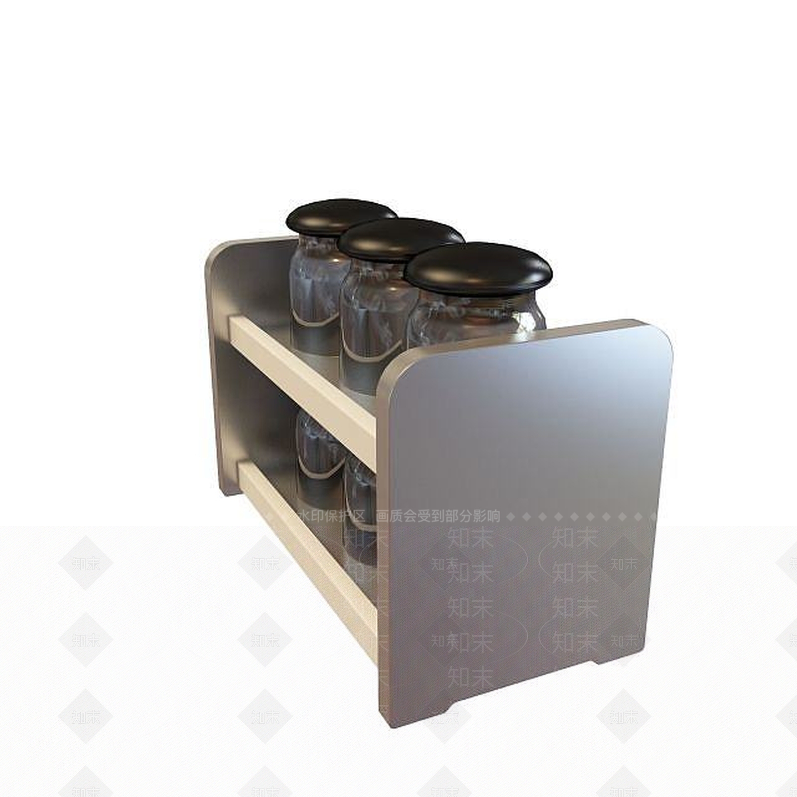 现代厨房用具3D模型下载【ID:1195457535】