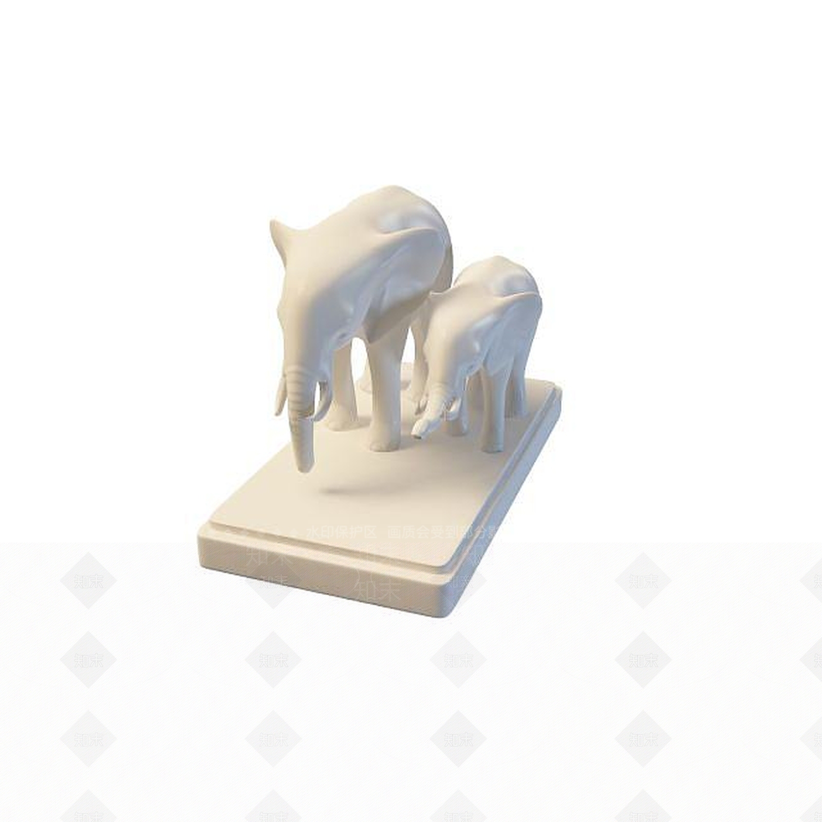 现代雕塑3D模型下载【ID:1195458125】