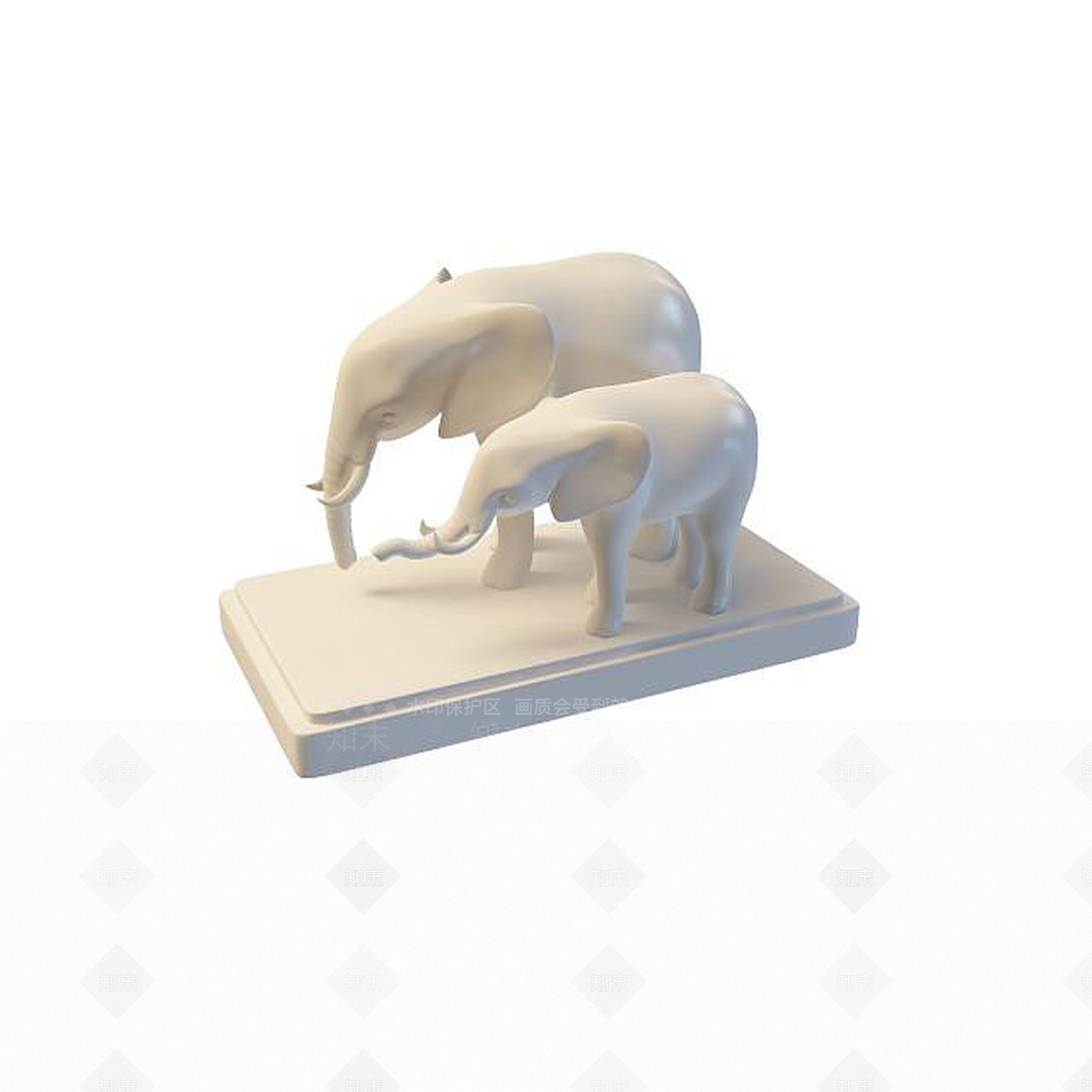 现代雕塑3D模型下载【ID:1195458125】
