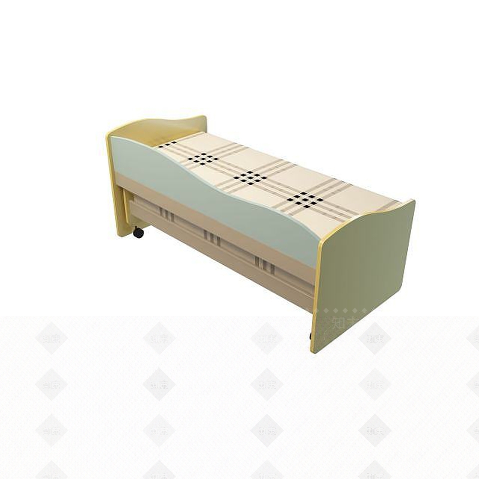 现代多功能床3D模型下载【ID:1195458477】