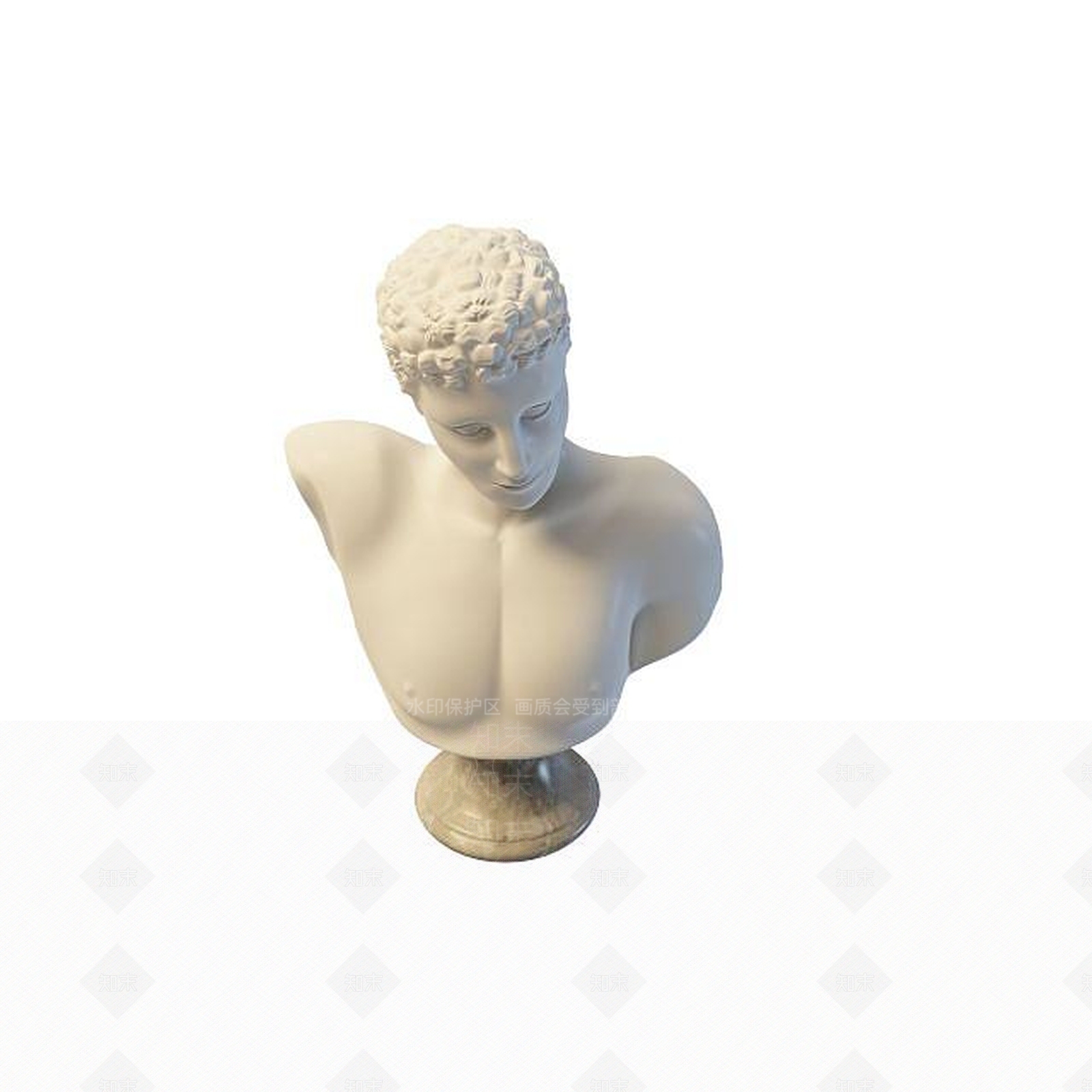 现代雕塑3D模型下载【ID:1195460324】