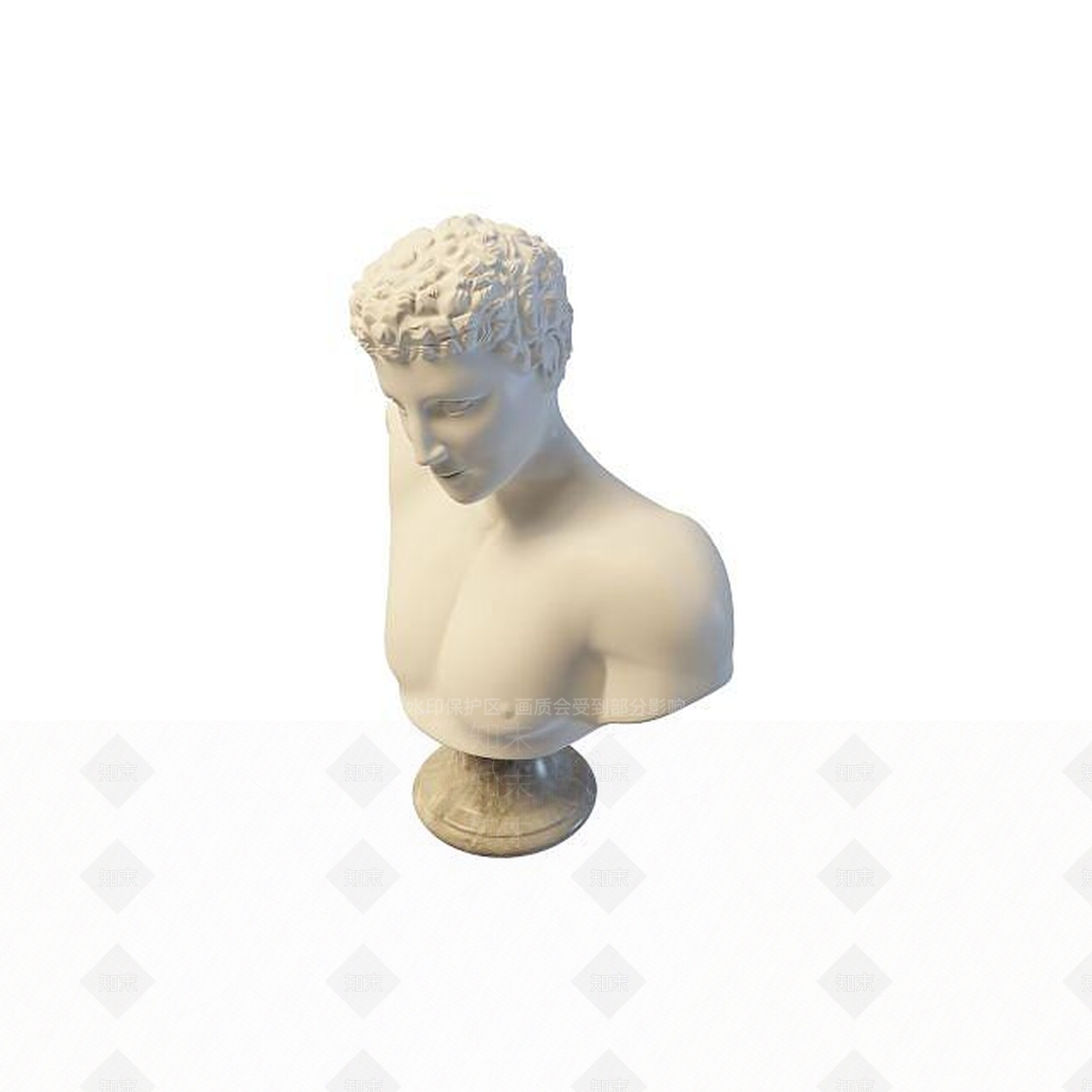 现代雕塑3D模型下载【ID:1195460324】