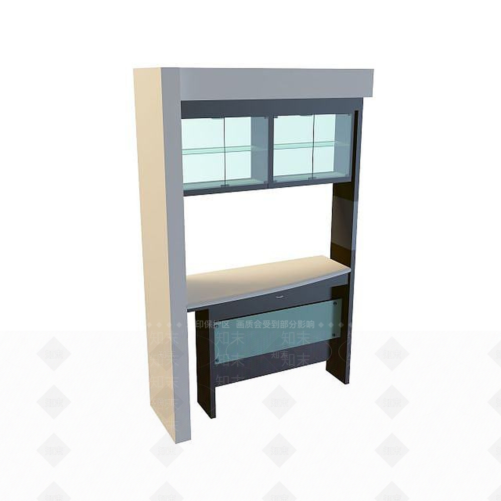 现代吧台3D模型下载【ID:1195460463】