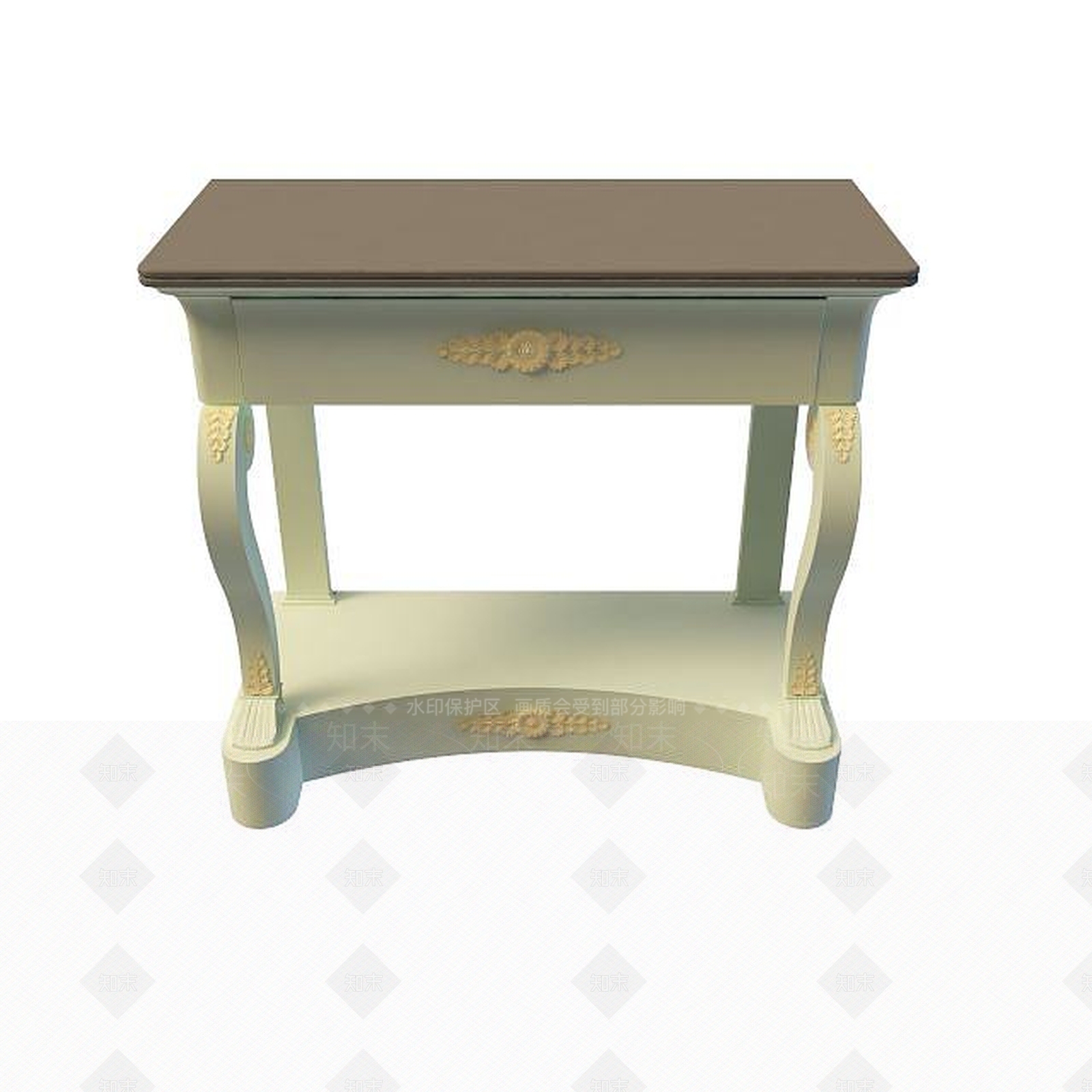 现代边几桌子3D模型下载【ID:1195461589】
