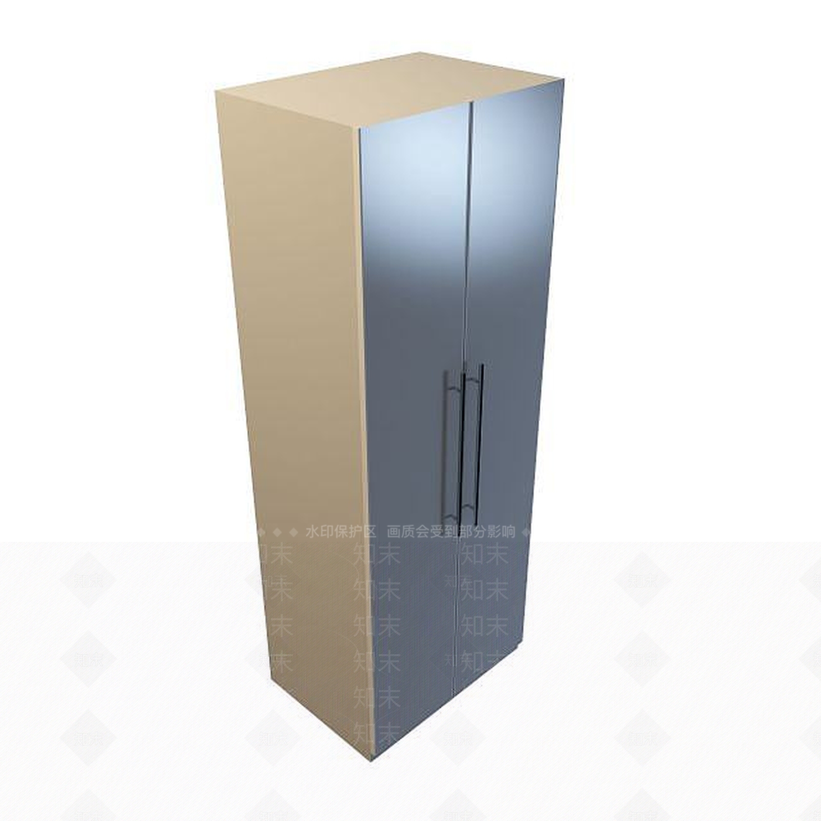 现代卧室衣柜3D模型下载【ID:1195462833】