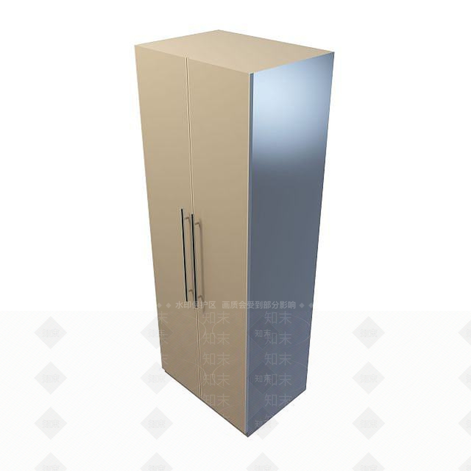 现代卧室衣柜3D模型下载【ID:1195462833】
