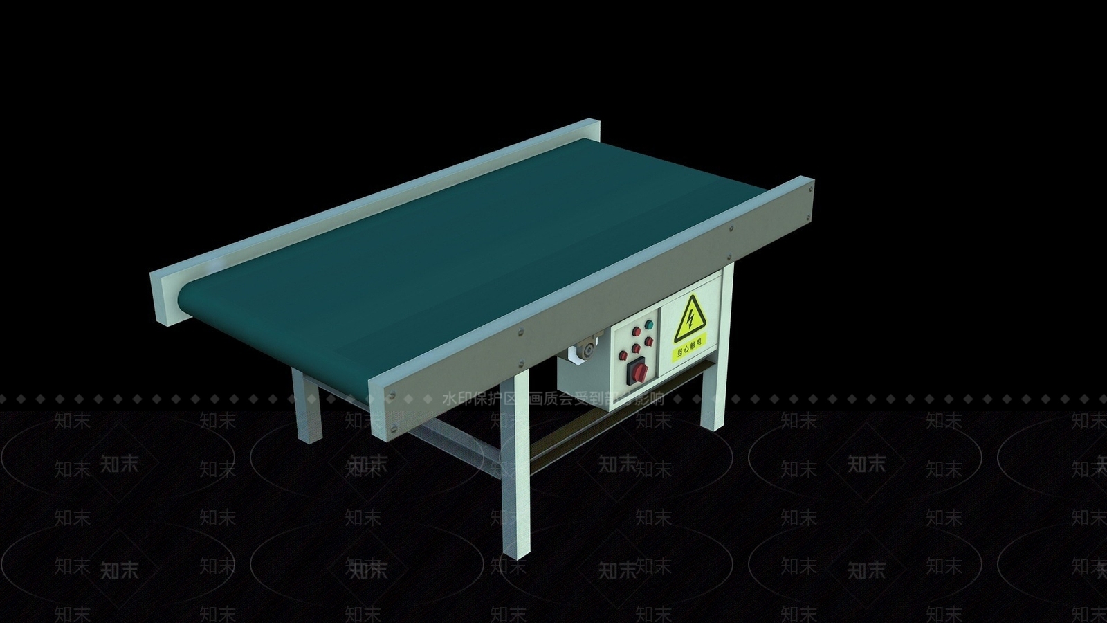 现代传送带3D模型下载【ID:1195462990】