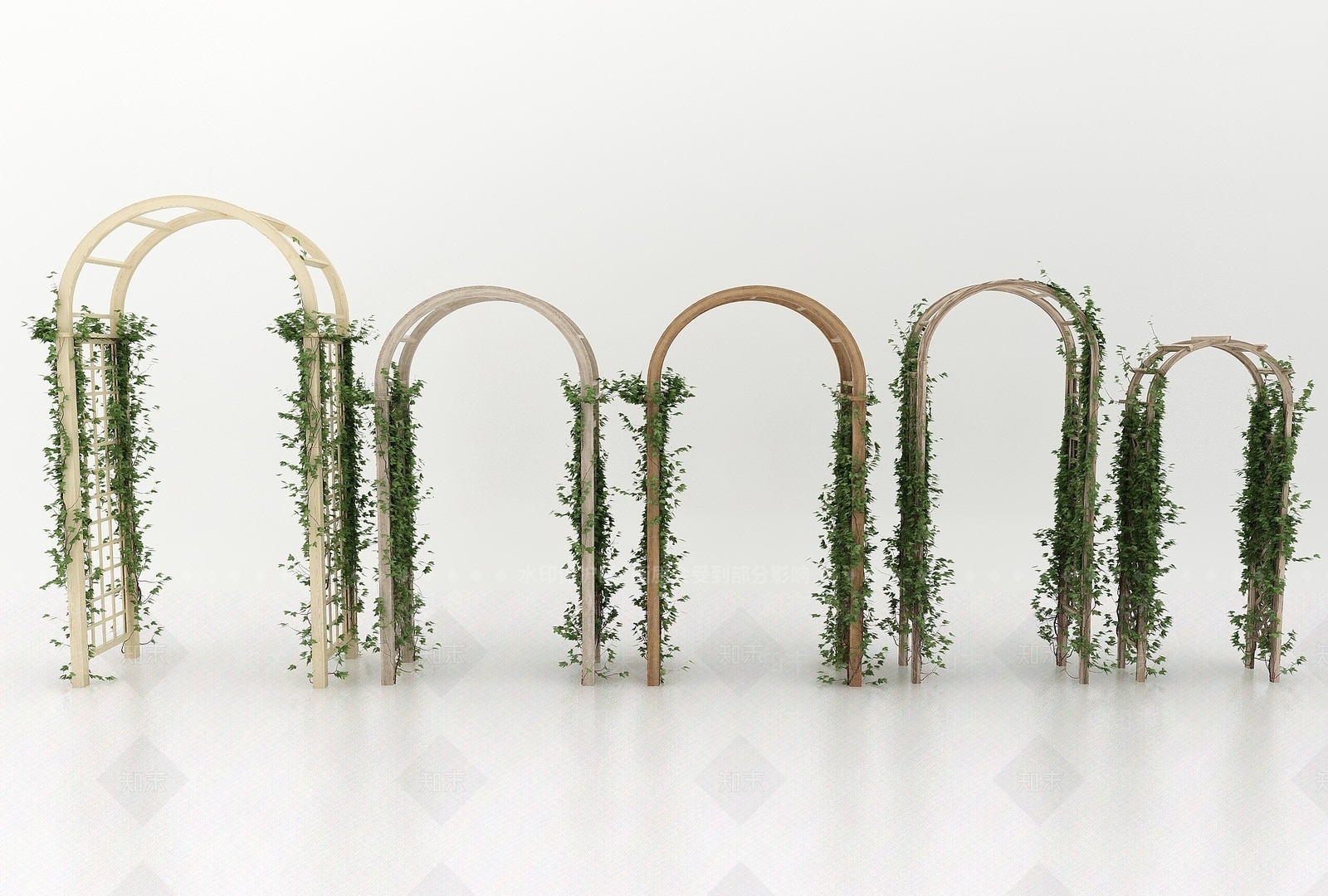 现代风格植物架3D模型下载【ID:1195463497】