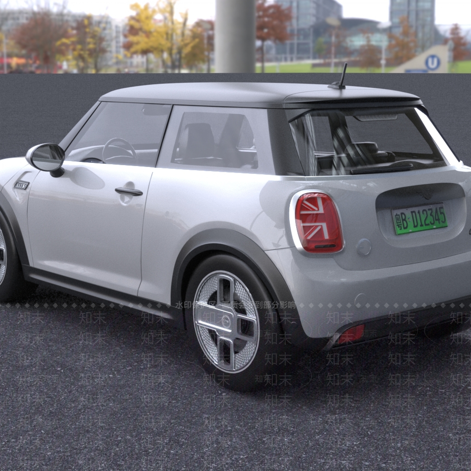 现代2023款迷你Cooper汽车3D模型下载【ID:1195464123】
