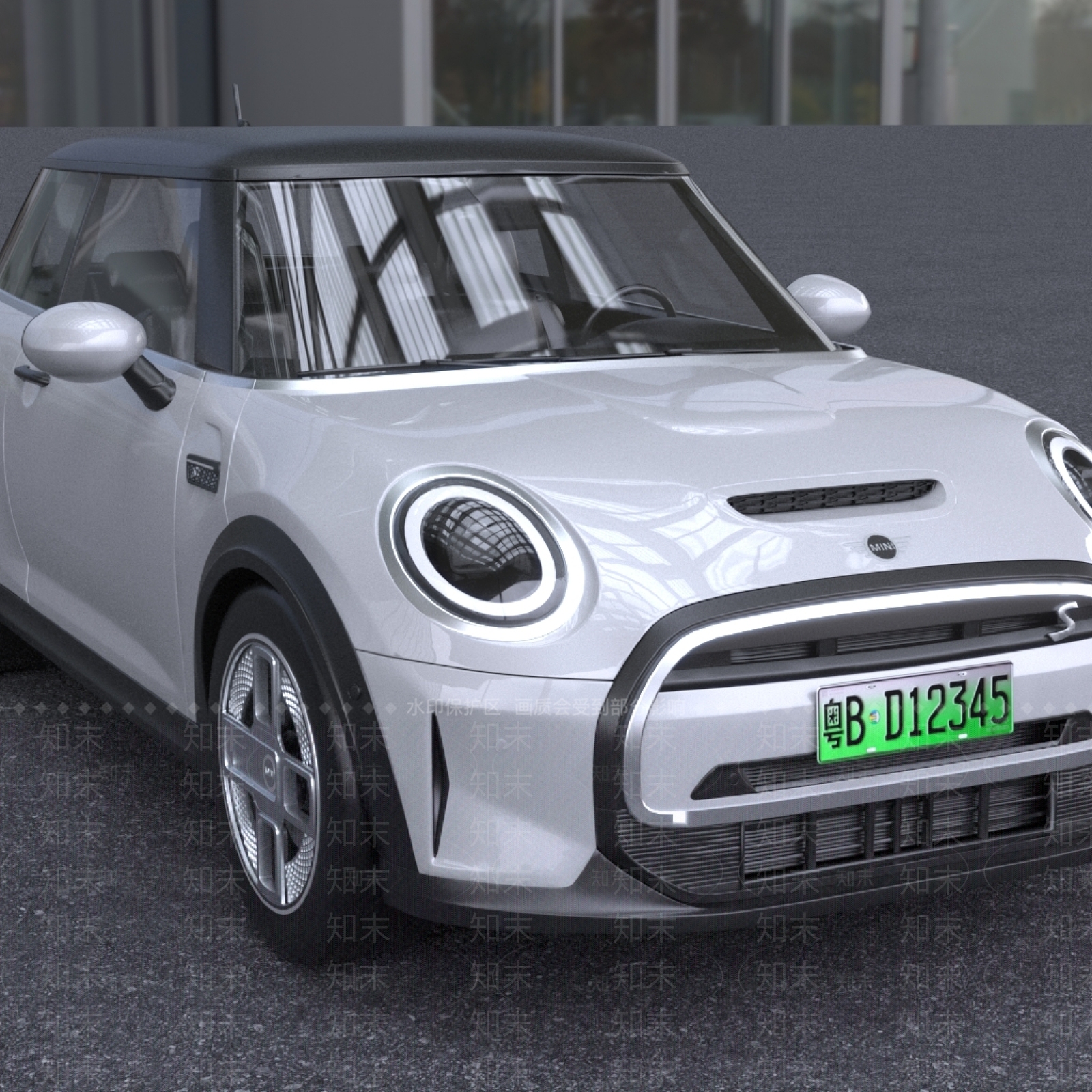 现代2023款迷你Cooper汽车3D模型下载【ID:1195464123】