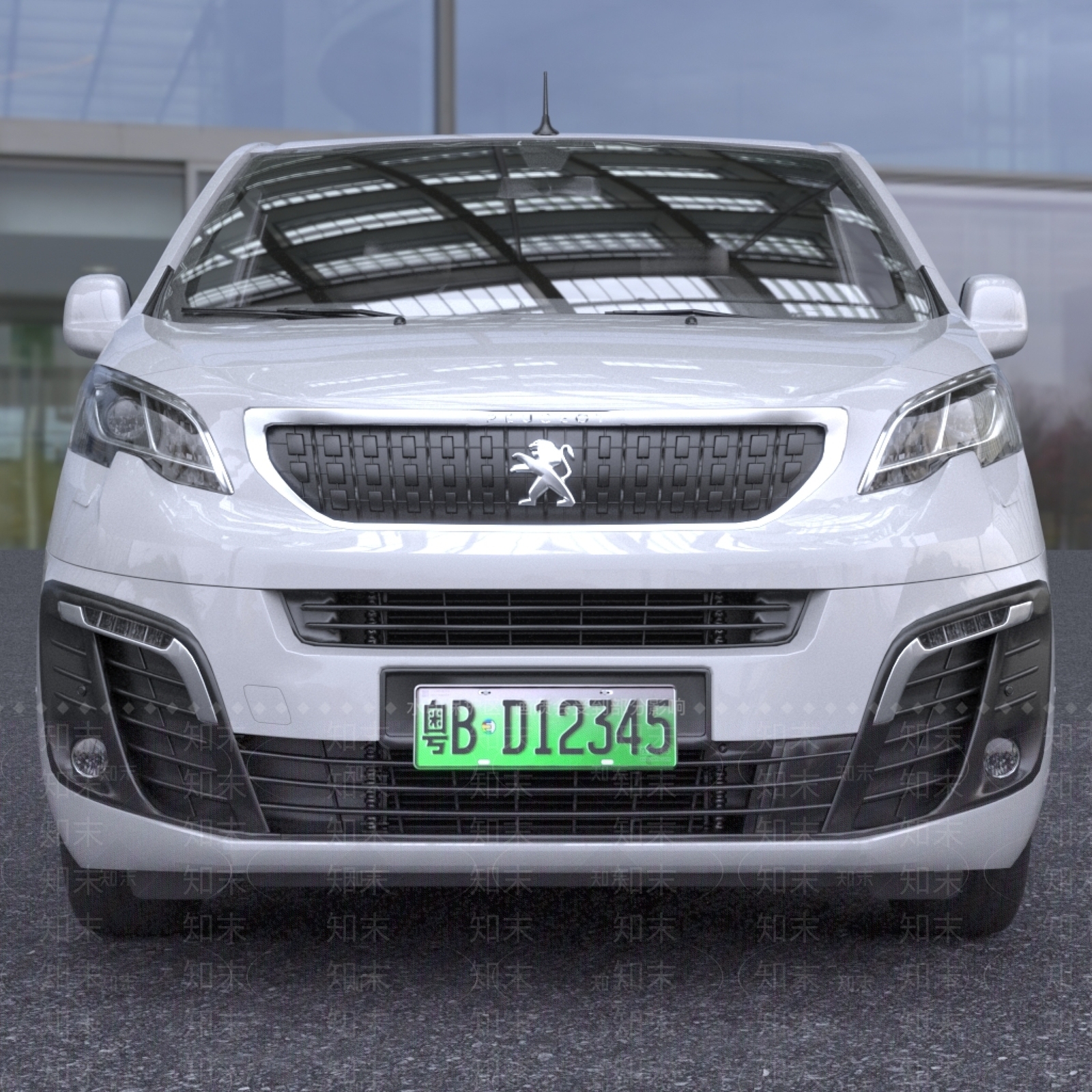 现代2022款标致Expert面包汽车3D模型下载【ID:1195464169】