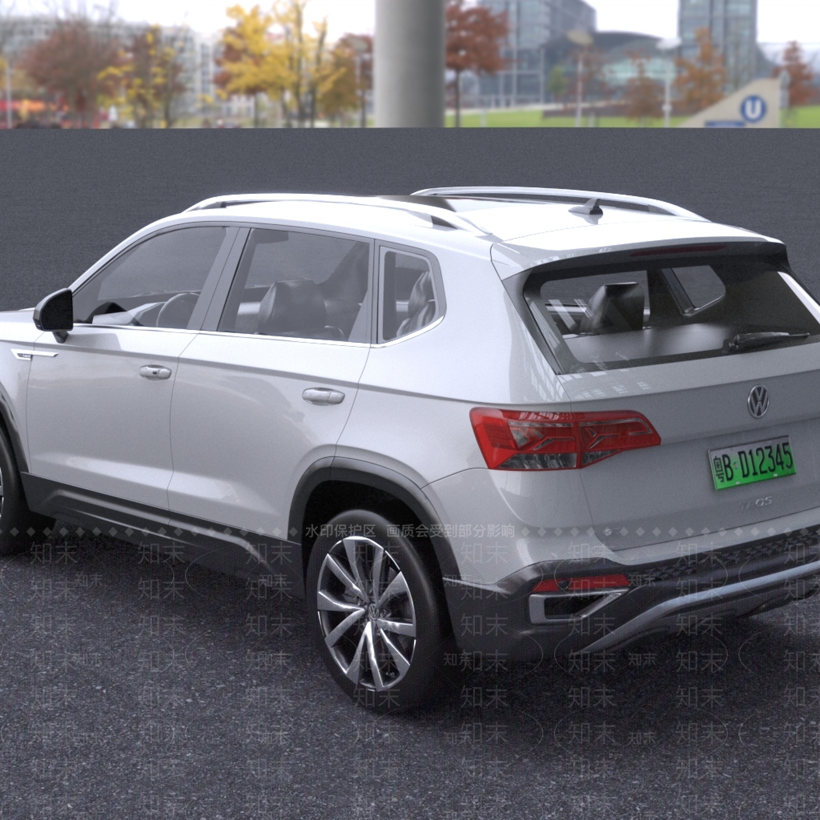现代2022款大众Taos汽车3D模型下载【ID:1195464211】