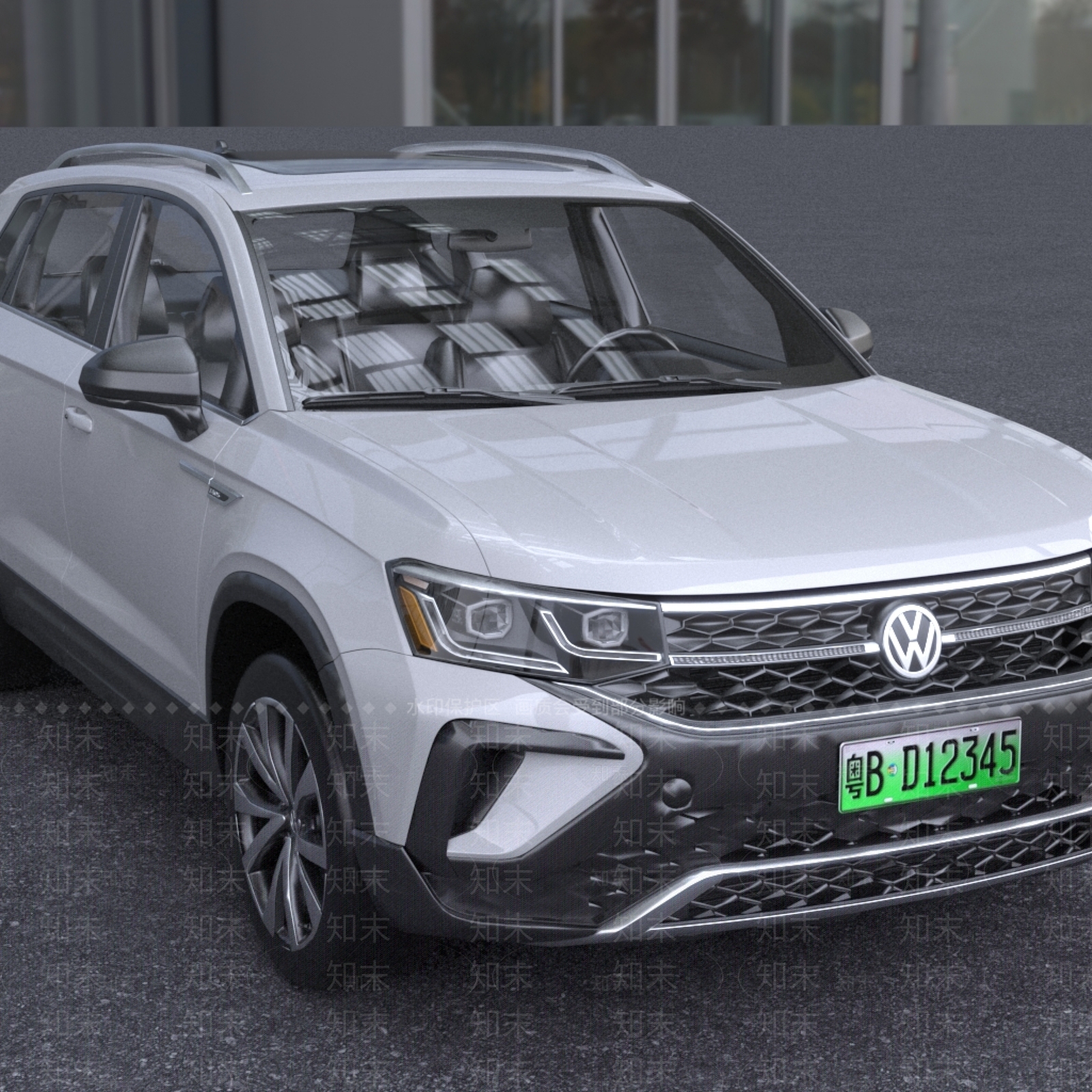 现代2022款大众Taos汽车3D模型下载【ID:1195464211】