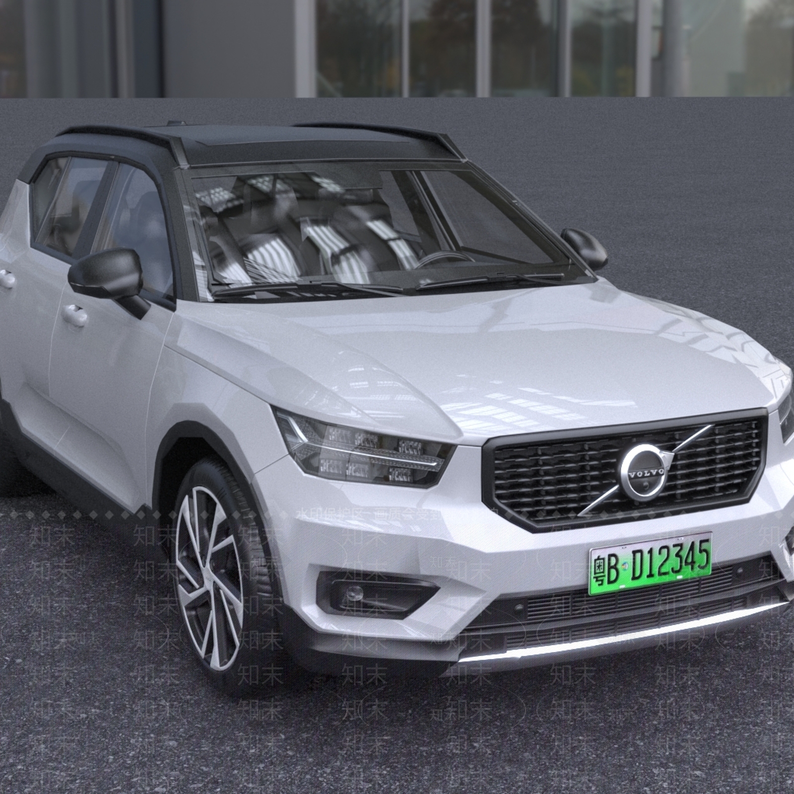 现代2022款沃尔沃XC40汽车3D模型下载【ID:1195464225】