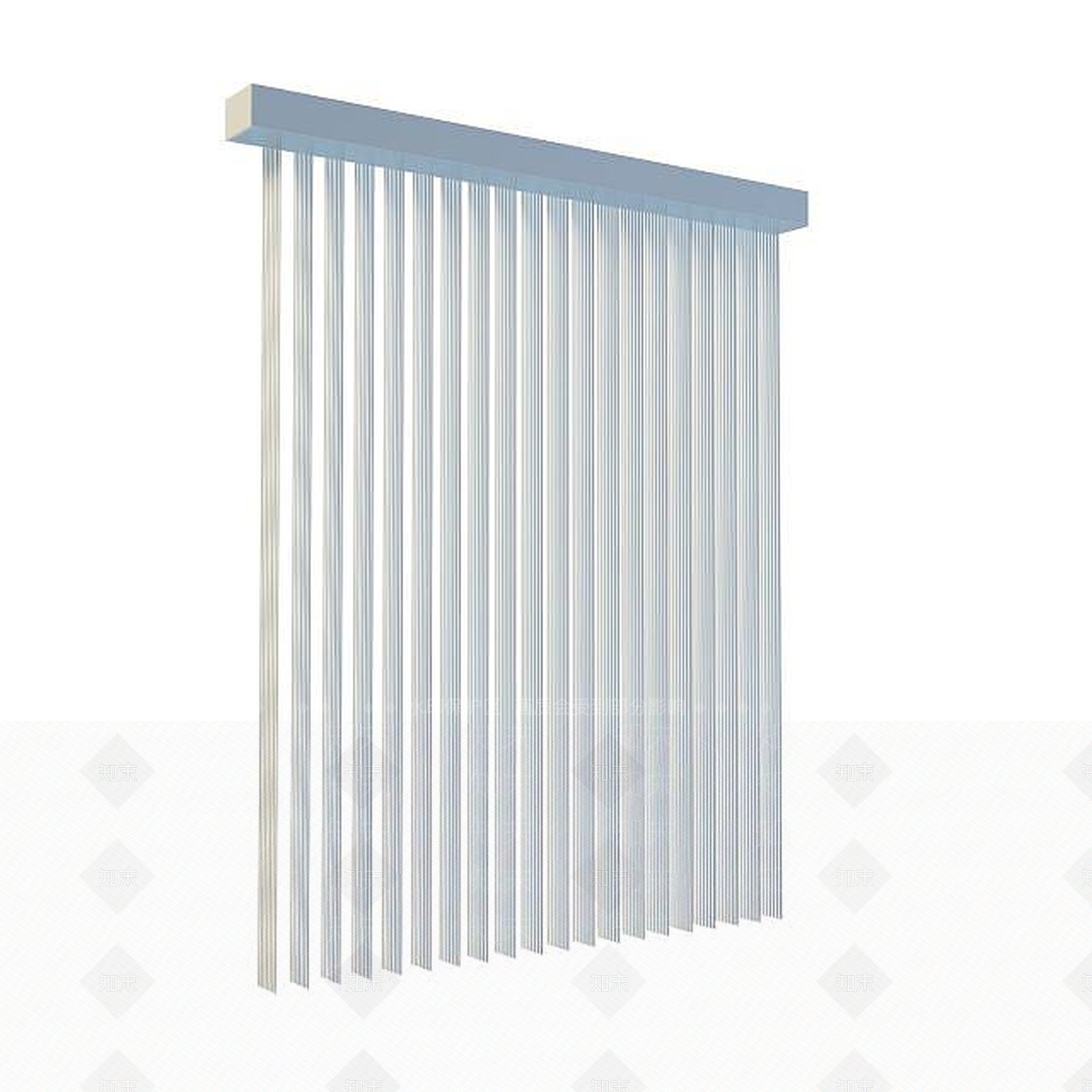 现代纱帘3D模型下载【ID:1195464400】