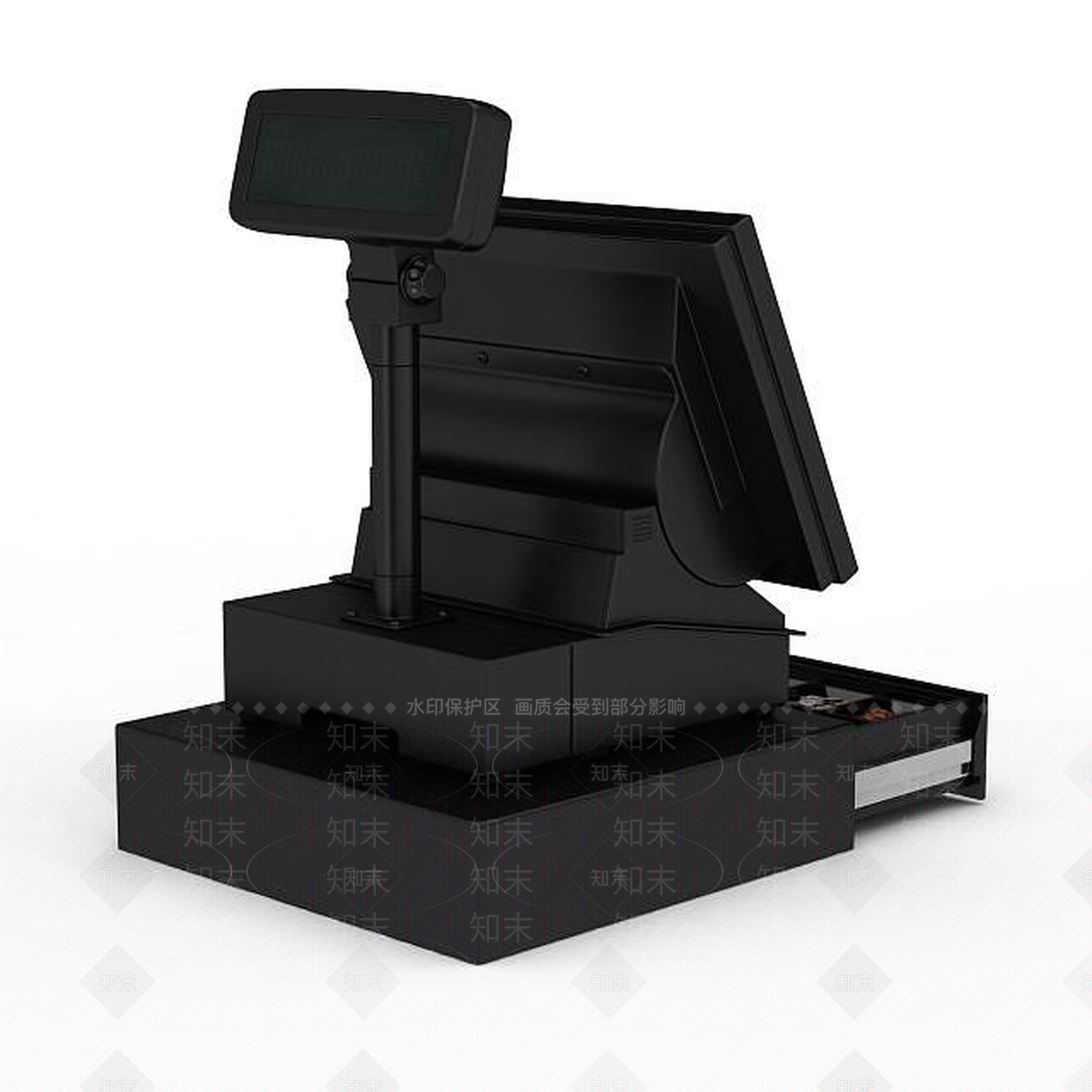 现代妆台妆凳3D模型下载【ID:1195465323】