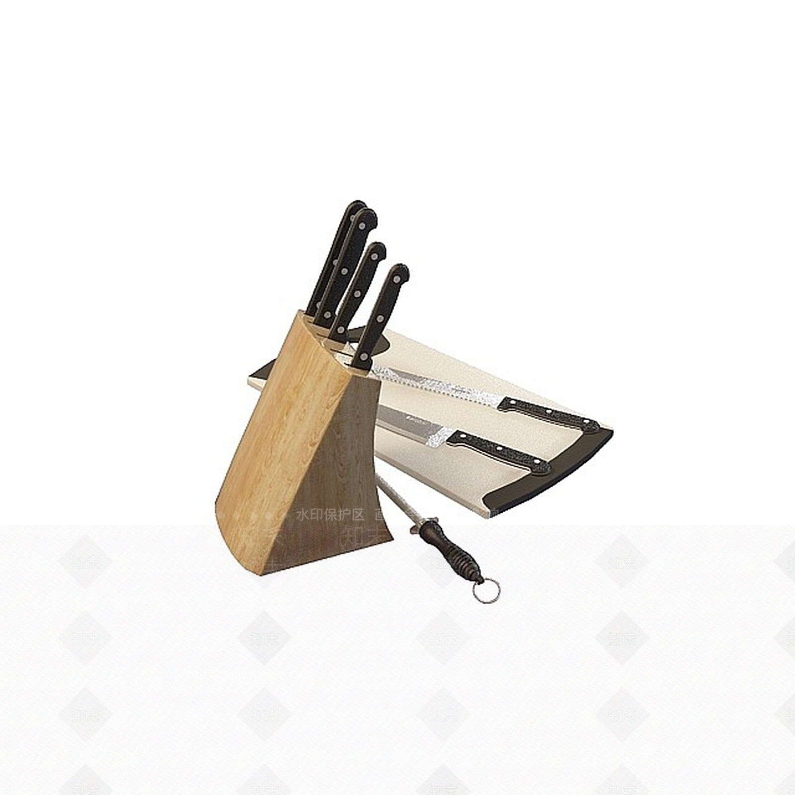 现代厨具3D模型下载【ID:1195465572】