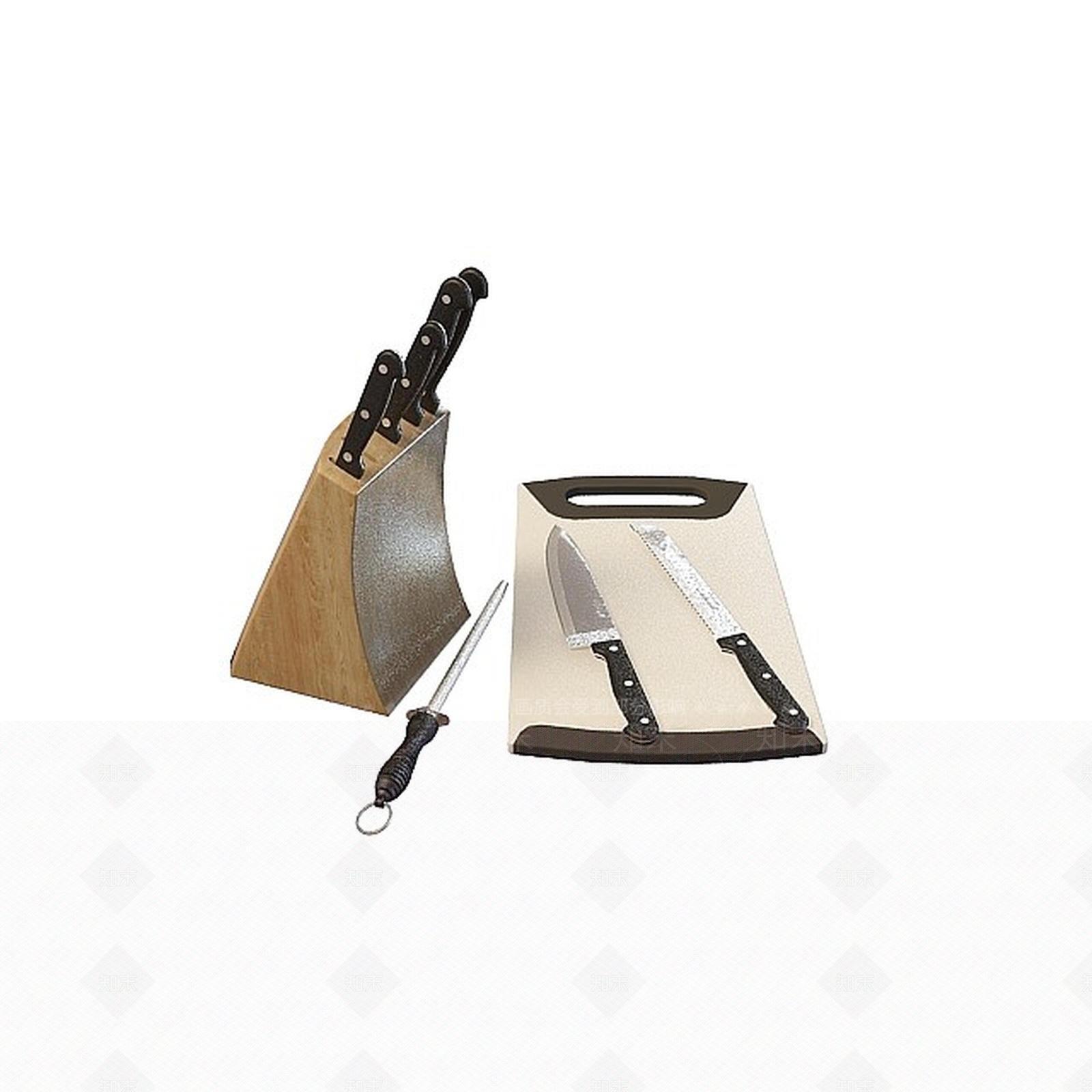 现代厨具3D模型下载【ID:1195465572】