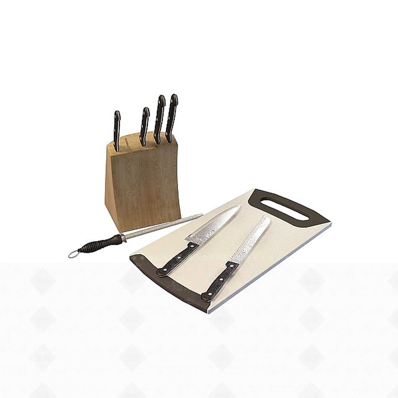 现代厨具3D模型下载【ID:1195465572】