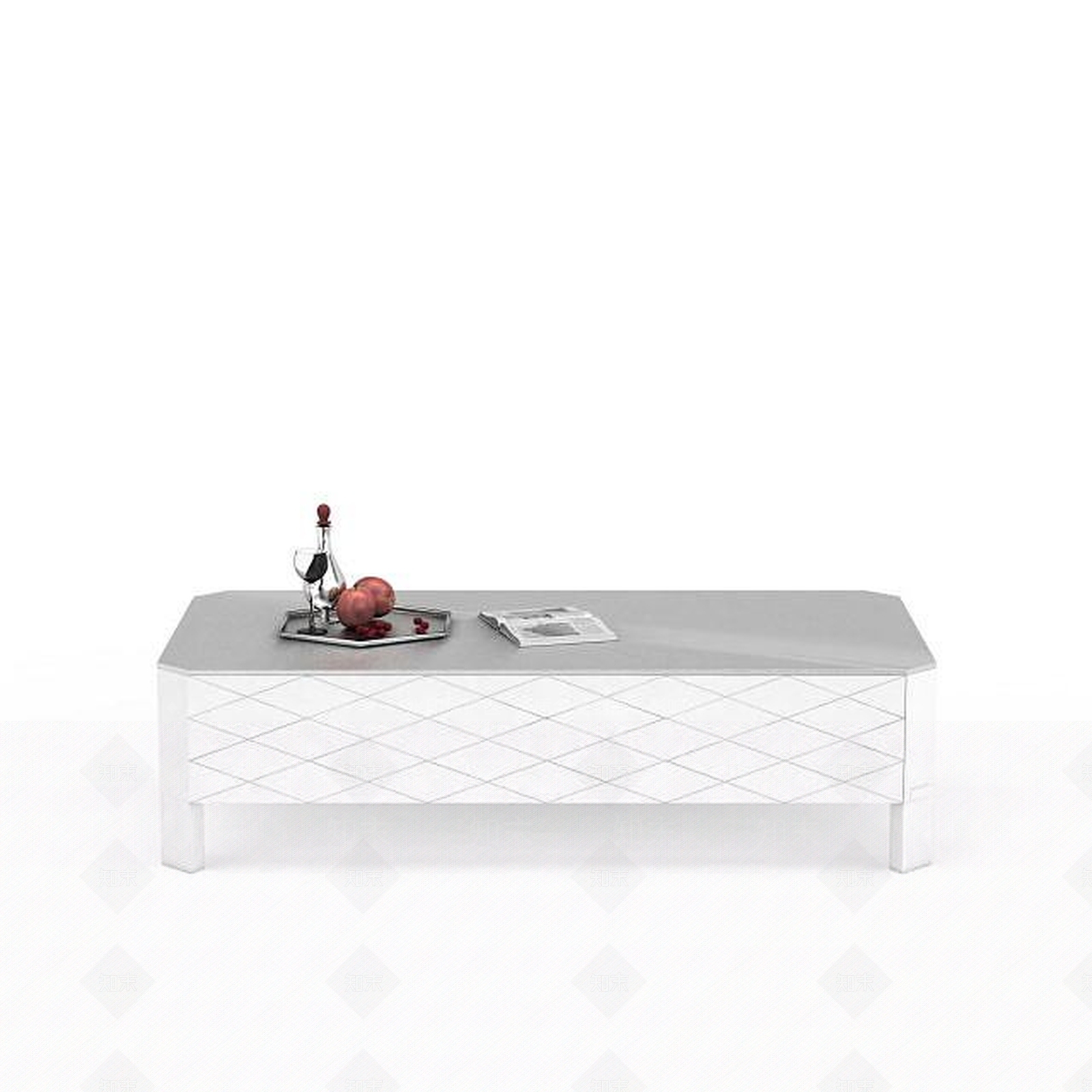 现代书桌3D模型下载【ID:1195466743】