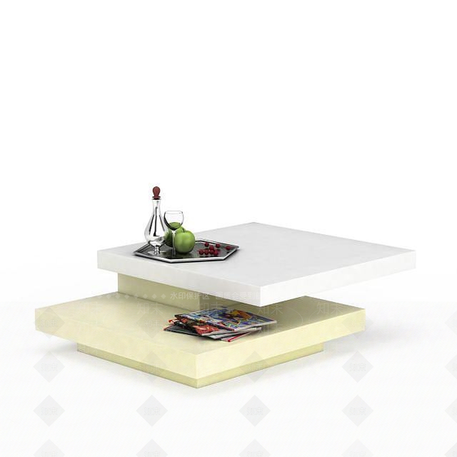 现代书桌3D模型下载【ID:1195466735】