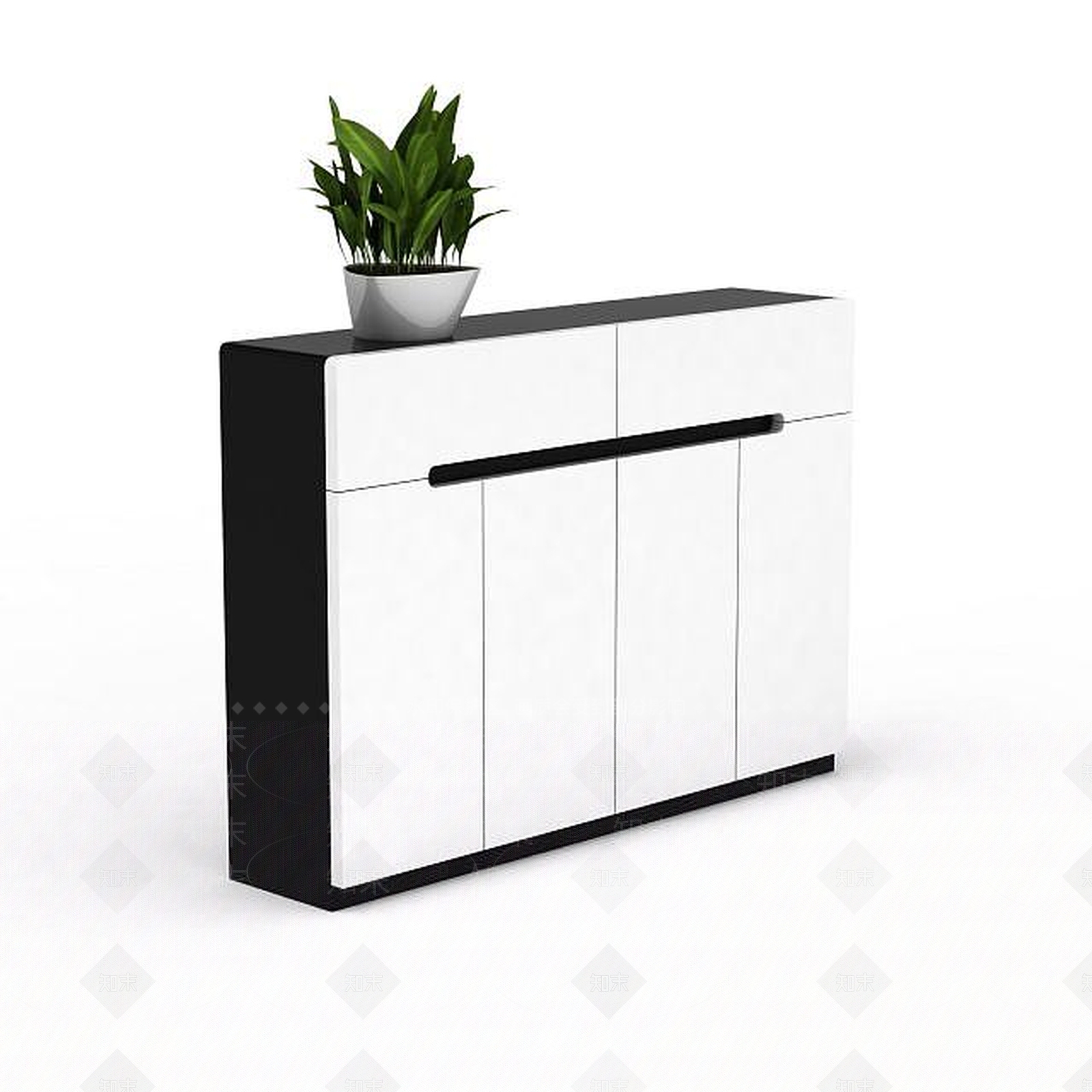 现代衣柜3D模型下载【ID:1195467745】