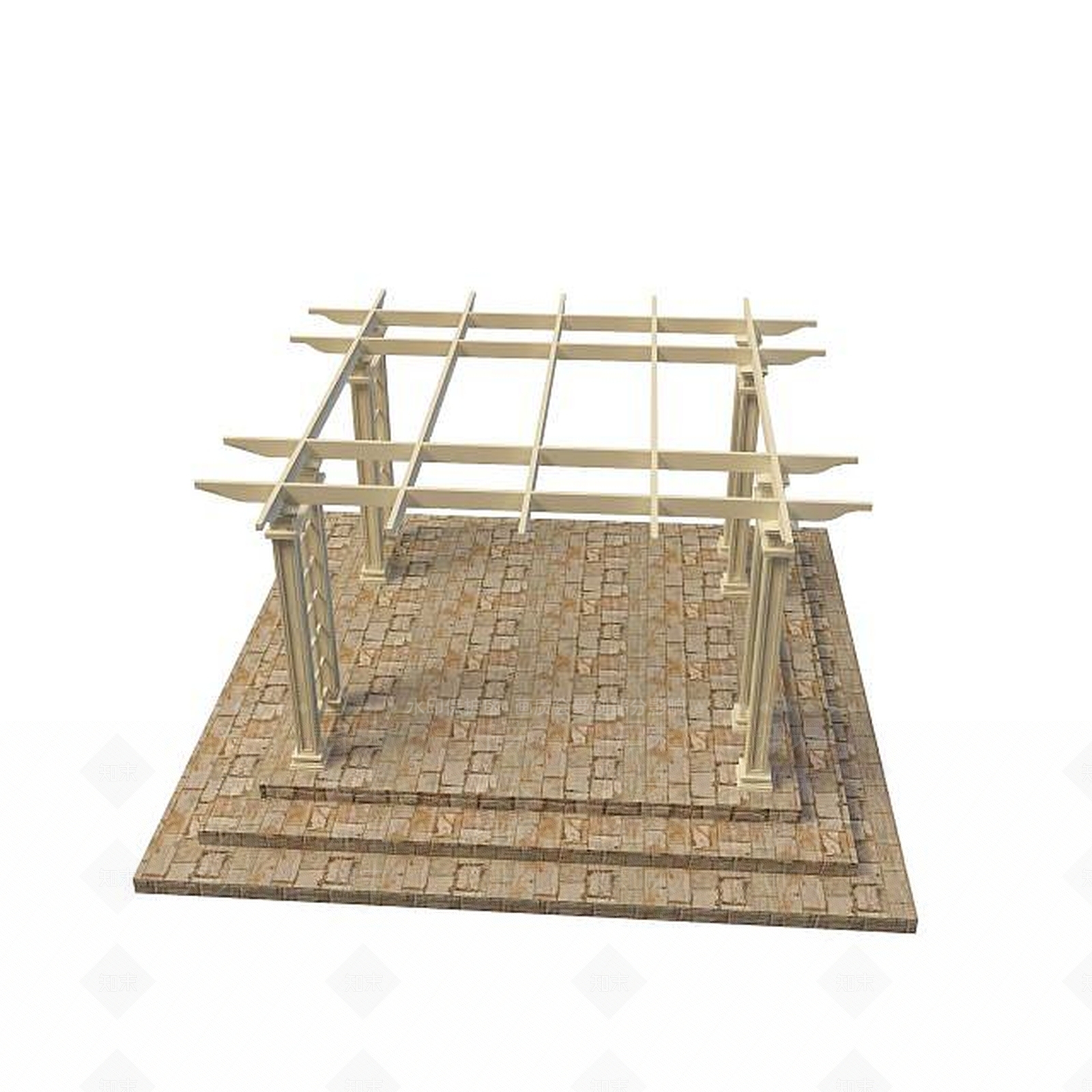 现代花架3D模型下载【ID:1195468276】