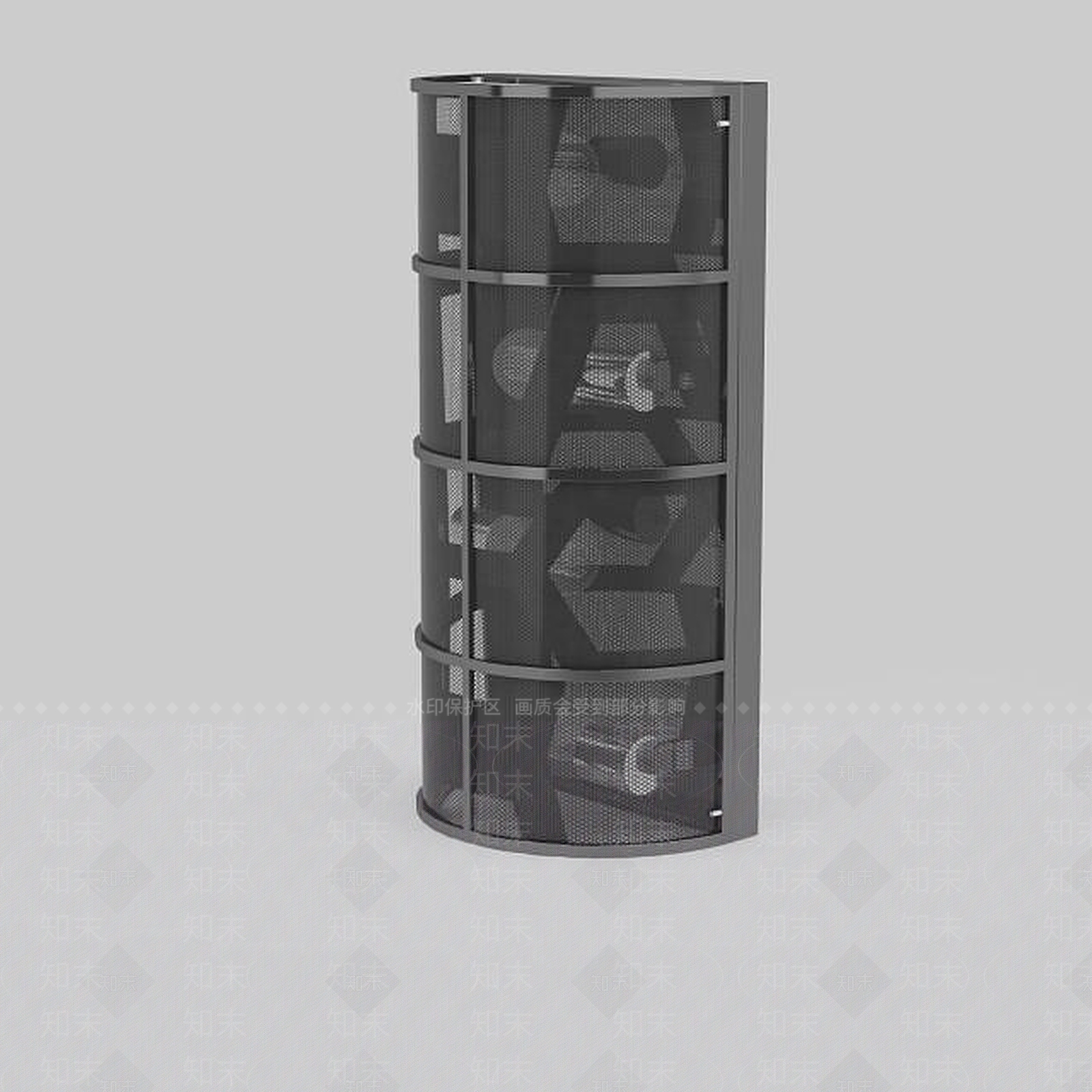 现代灯具组合3D模型下载【ID:1195469031】