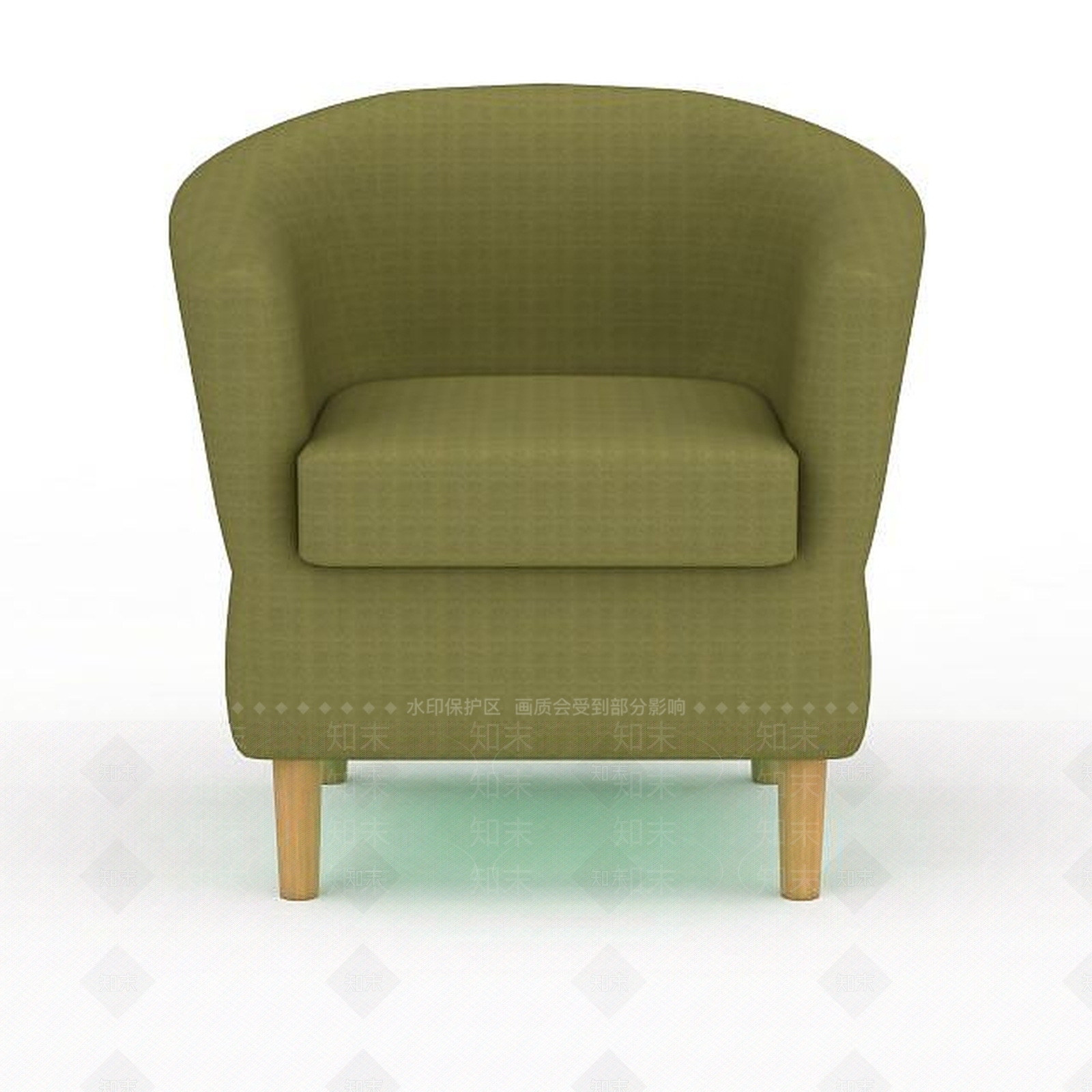 现代双人沙发3D模型下载【ID:1195469617】