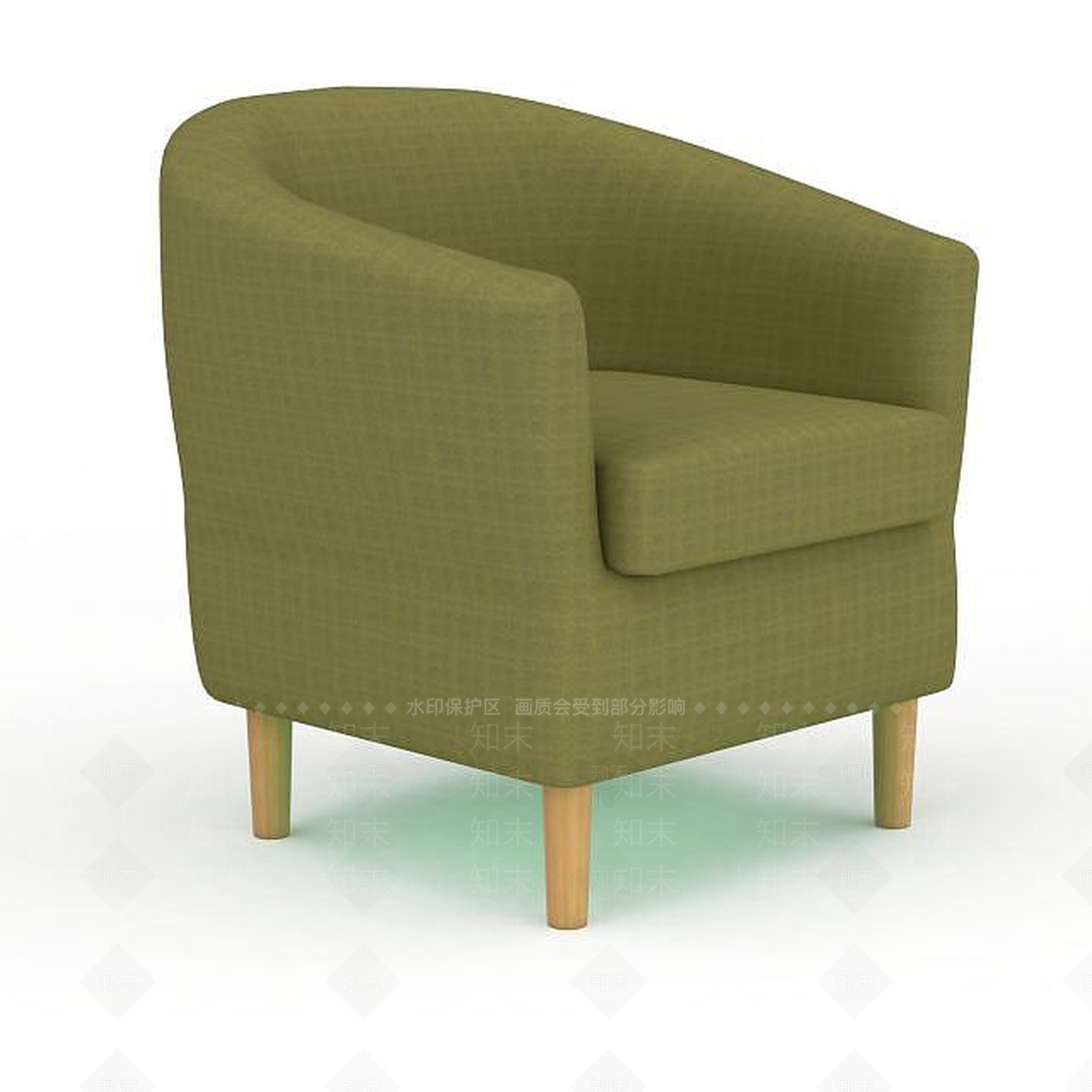 现代双人沙发3D模型下载【ID:1195469617】