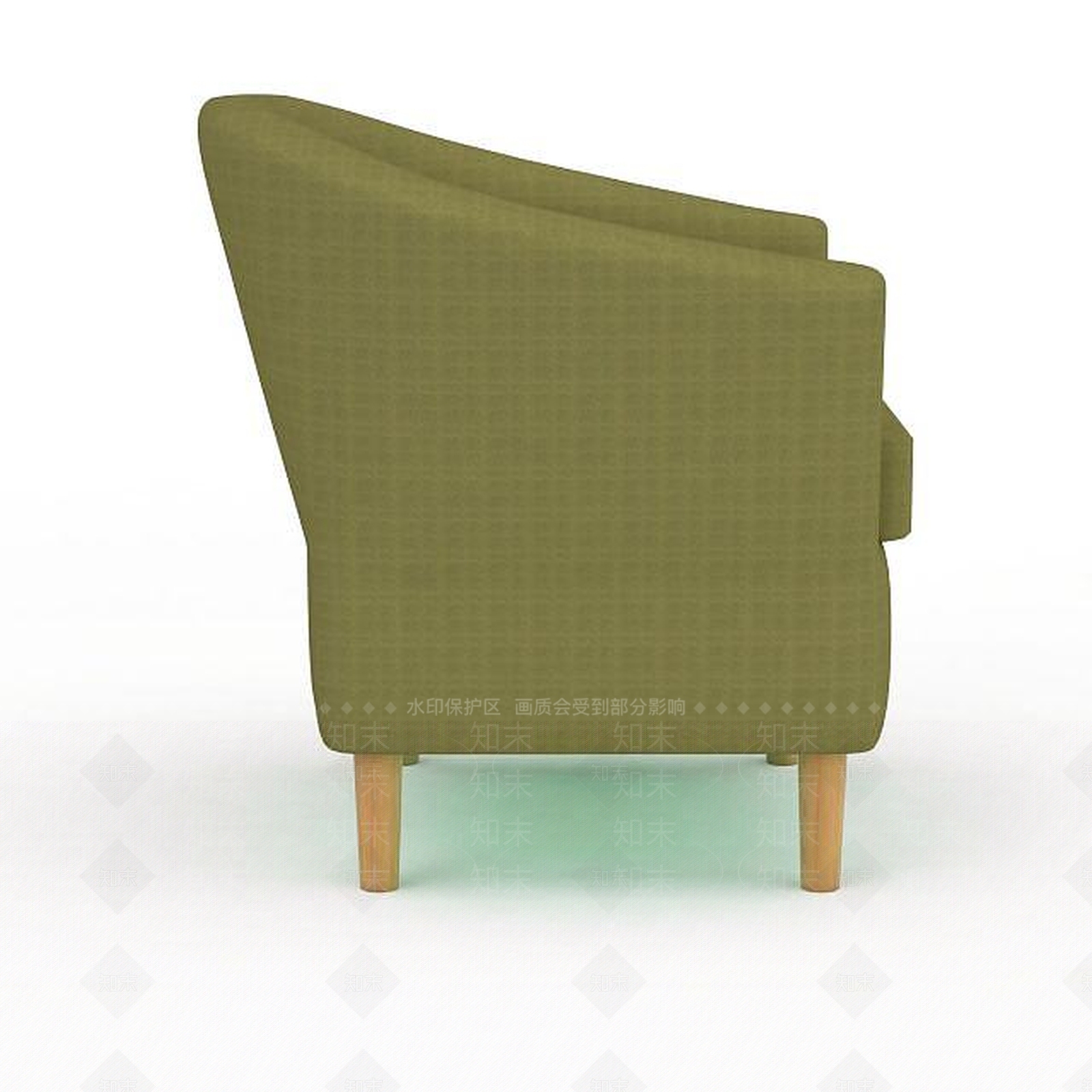 现代双人沙发3D模型下载【ID:1195469617】