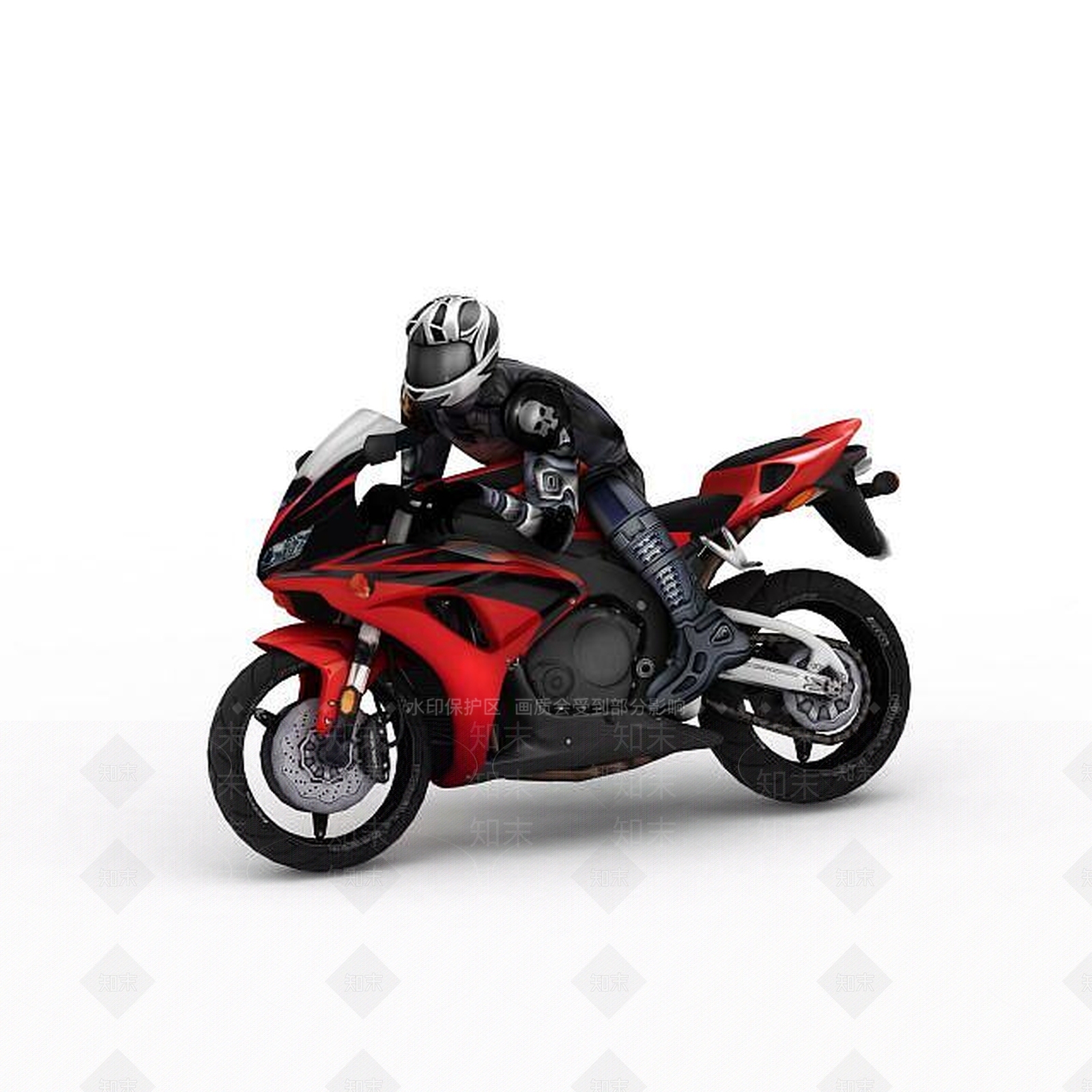 现代自行车3D模型下载【ID:1195470480】
