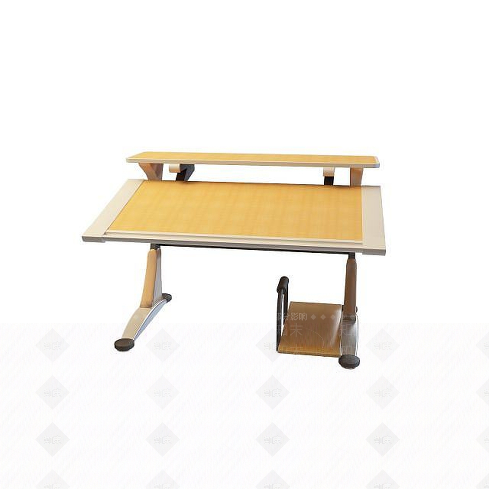 现代简约电脑桌3D模型下载【ID:1195472276】