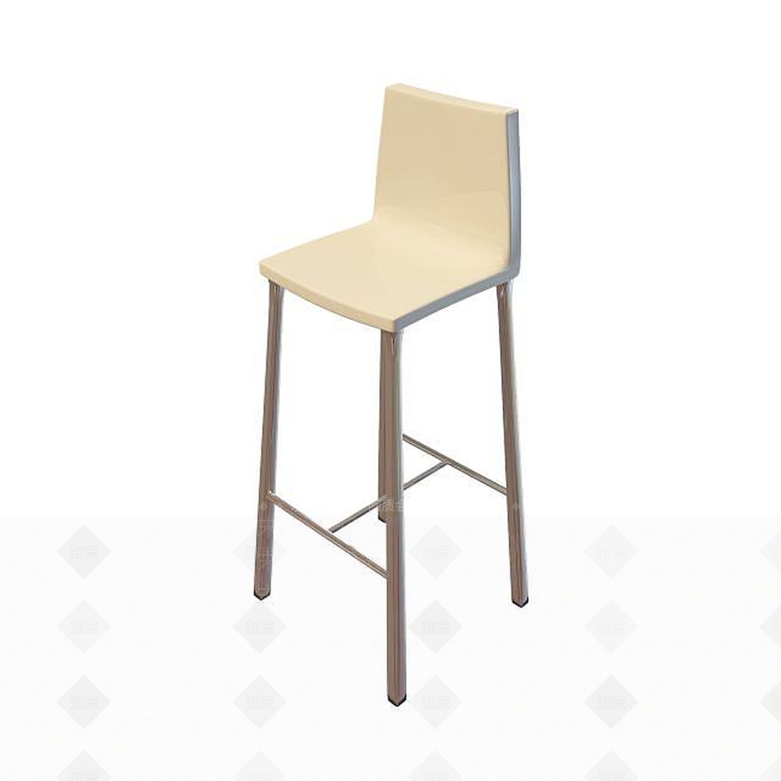 现代超高吧椅3D模型下载【ID:1195473397】