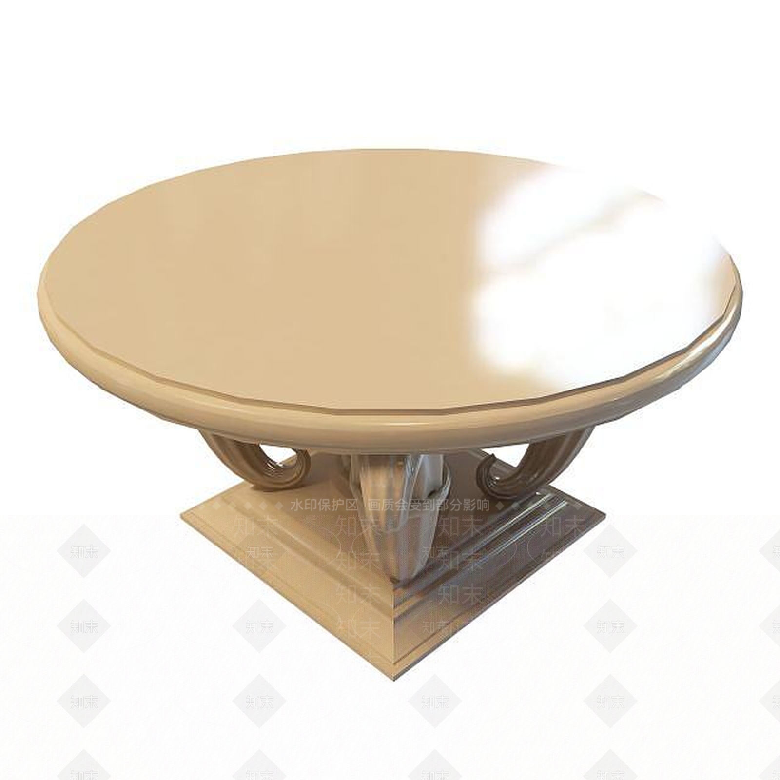 现代石桌3D模型下载【ID:1195473603】