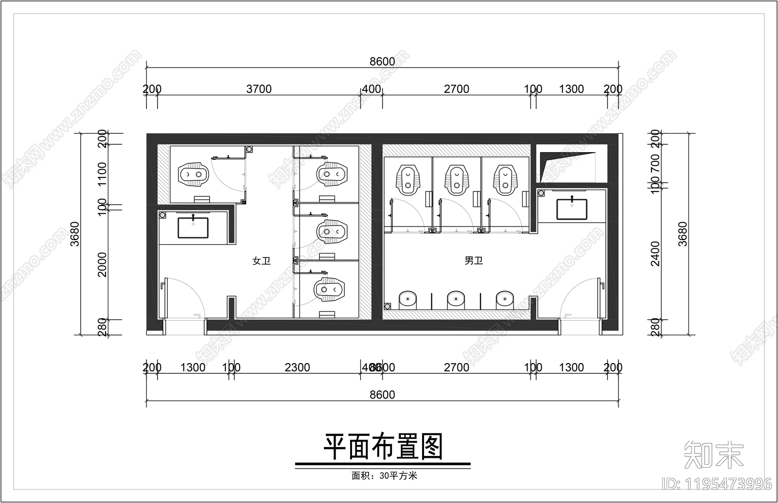 工装平面图施工图下载【ID:1195473996】