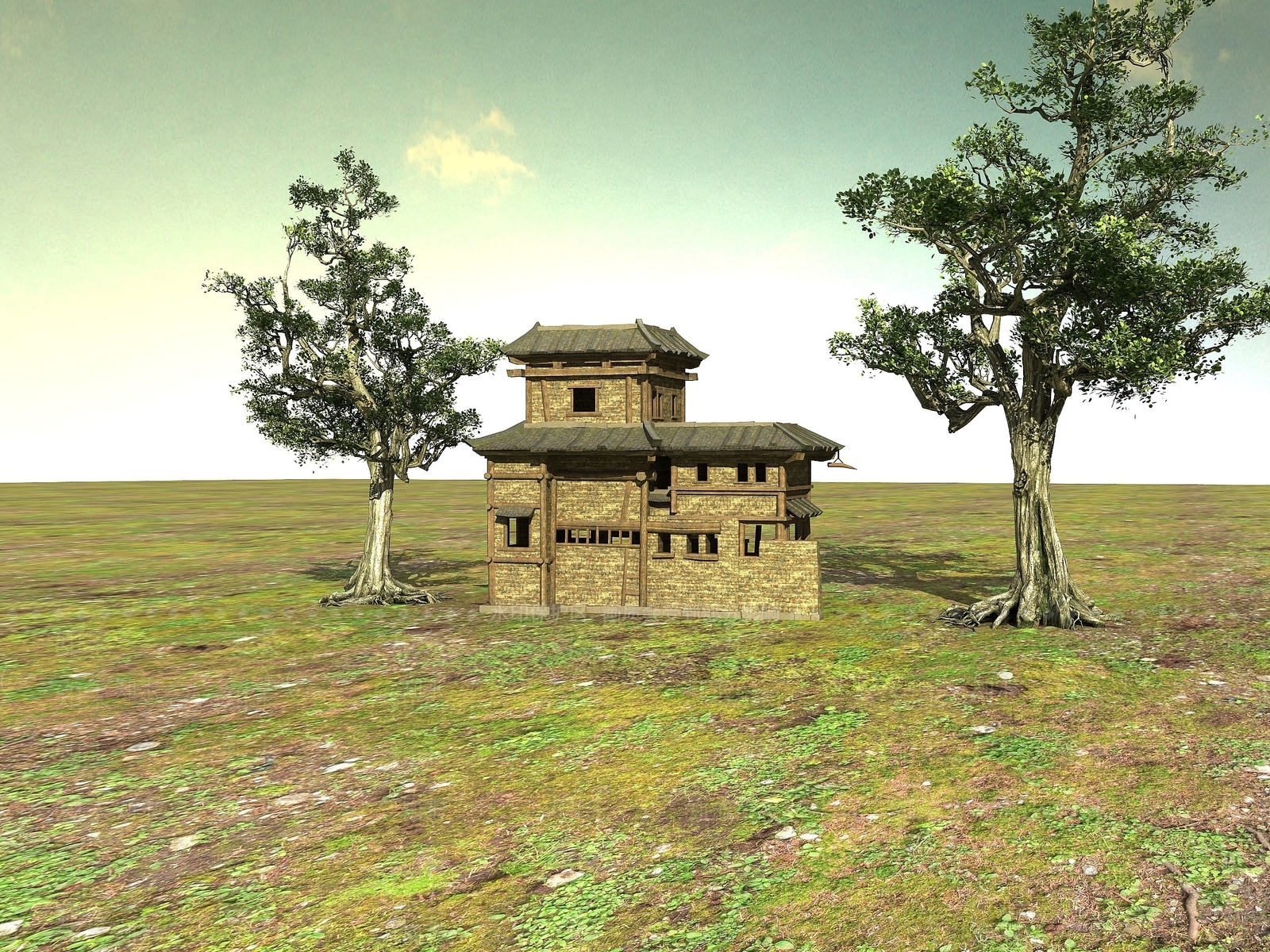 现代乡村规划乡村文化系列3D模型下载【ID:1195475759】